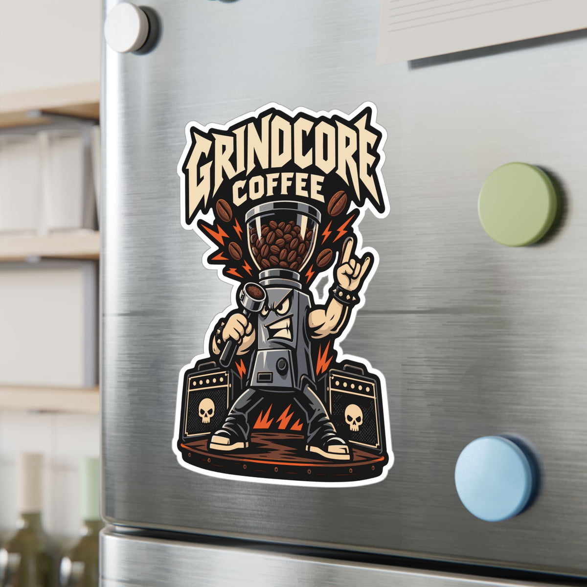 Espresso Sticker - GrindCore Coffee Decals for Your Grinder and Digital Scale