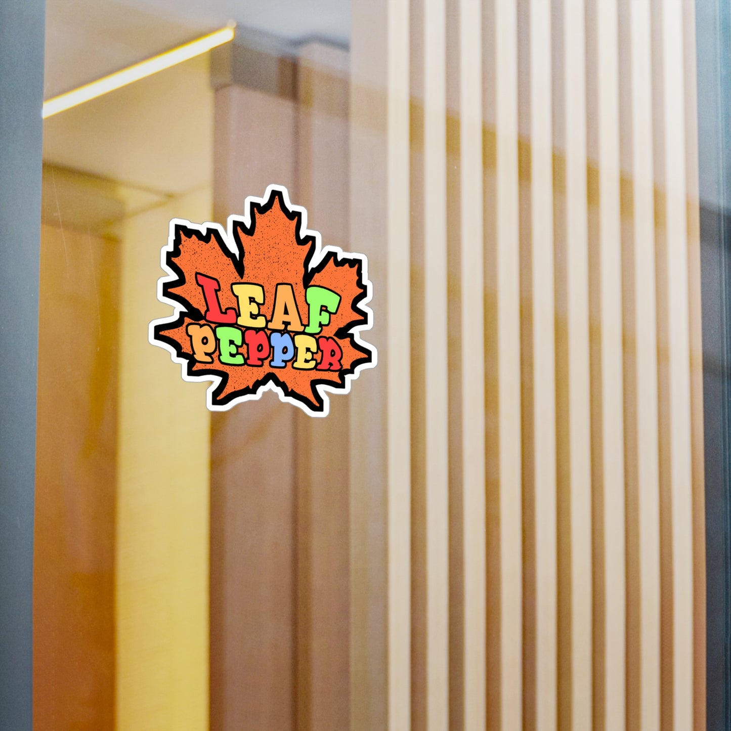 Leaf Pepper | Leaf-blower Sticker | Lawn-mower Decals | Lawn-care Laptop Sticker | Leaf-blower Gift | Lawn-mower Gift