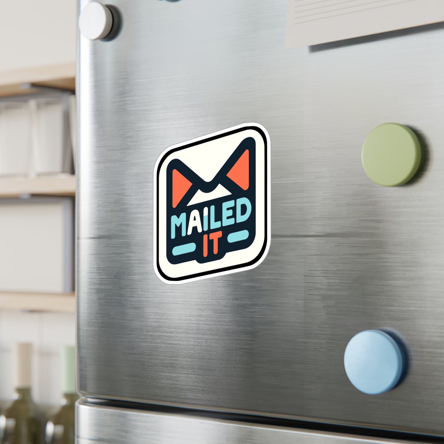 Mailed It - Postal worker Sticker for Laptop Sticker. Water Bottle Sticker, Vinyl Funny postal worker Decal - Postal worker Gift