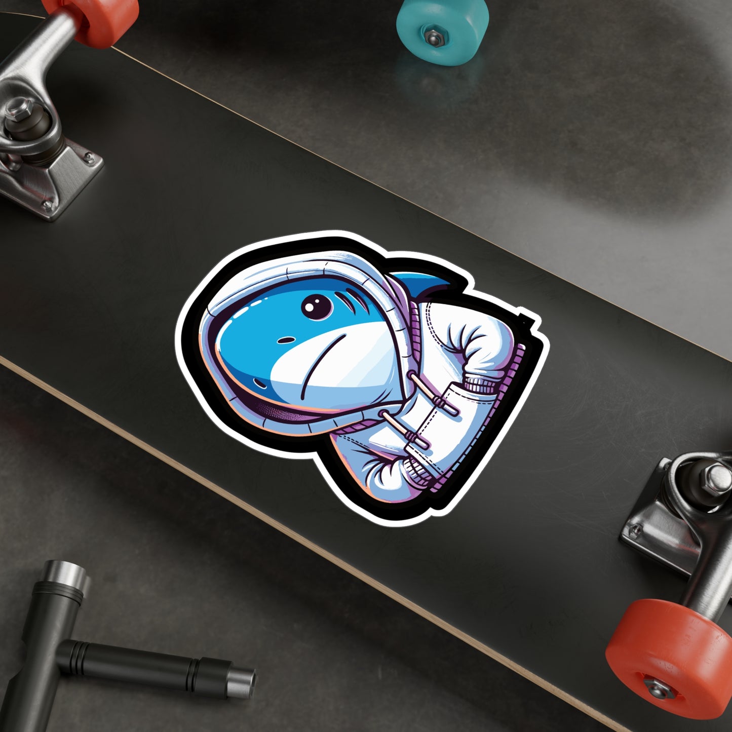 Cool Shark - Cool Sticker for Car Window Laptop Sticker. Water Bottle Sticker, Vinyl Shark Decal, Hoodie Sticker - Cool Gift