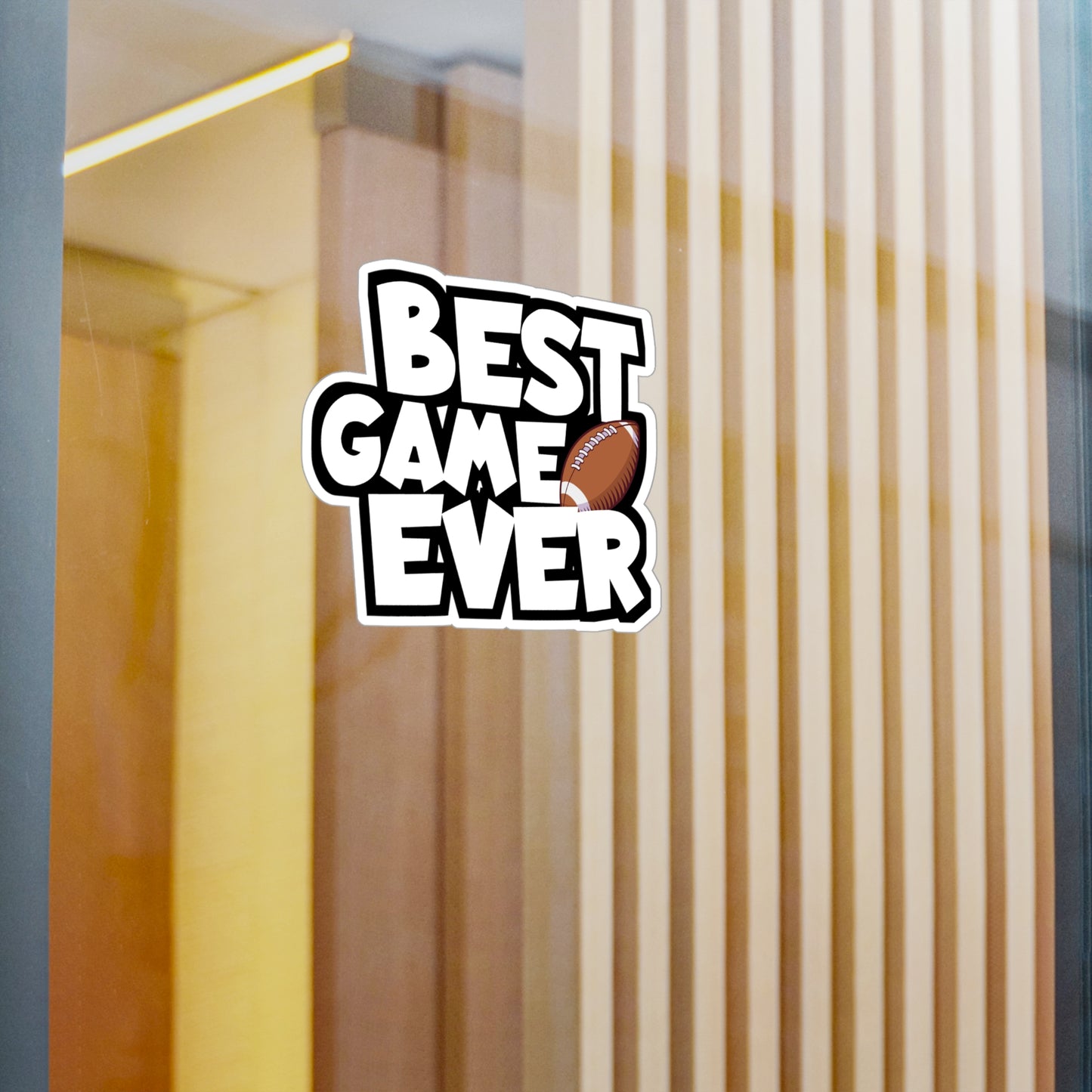 Best game ever - Rugby Sticker for Wall, Laptop, Window, Truck, Car Rugby Gift Vinyl Football Decal Sticker