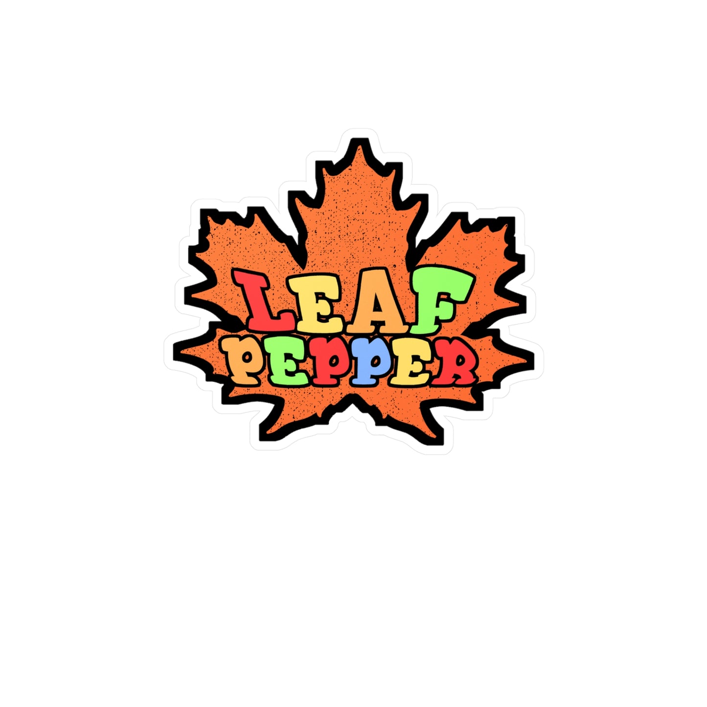Leaf Pepper | Leaf-blower Sticker | Lawn-mower Decals | Lawn-care Laptop Sticker | Leaf-blower Gift | Lawn-mower Gift