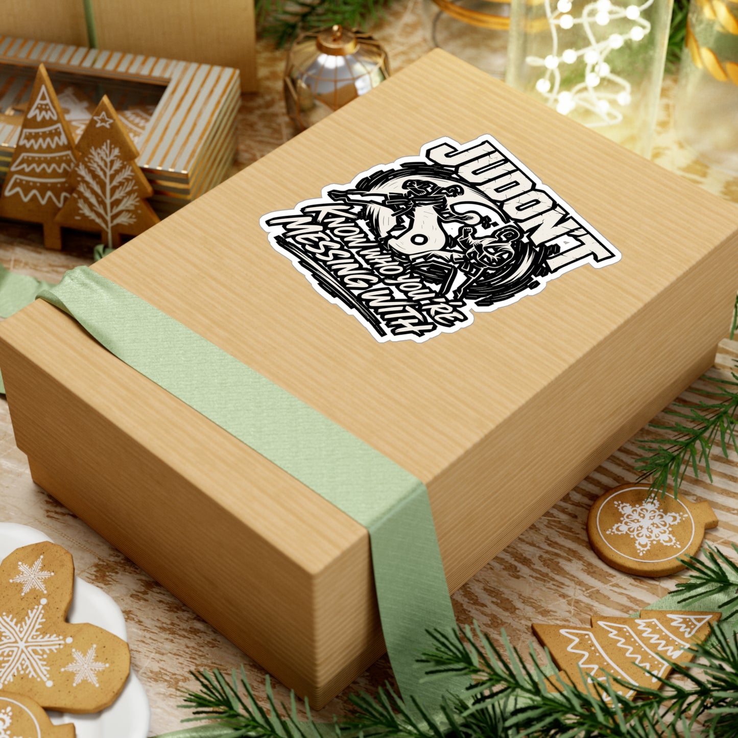 Judon't Know Who You're Messing With – Martial Arts Sticker for Laptop or Water Bottle | Funny Karate & Taekwondo Gift, Vinyl Decal