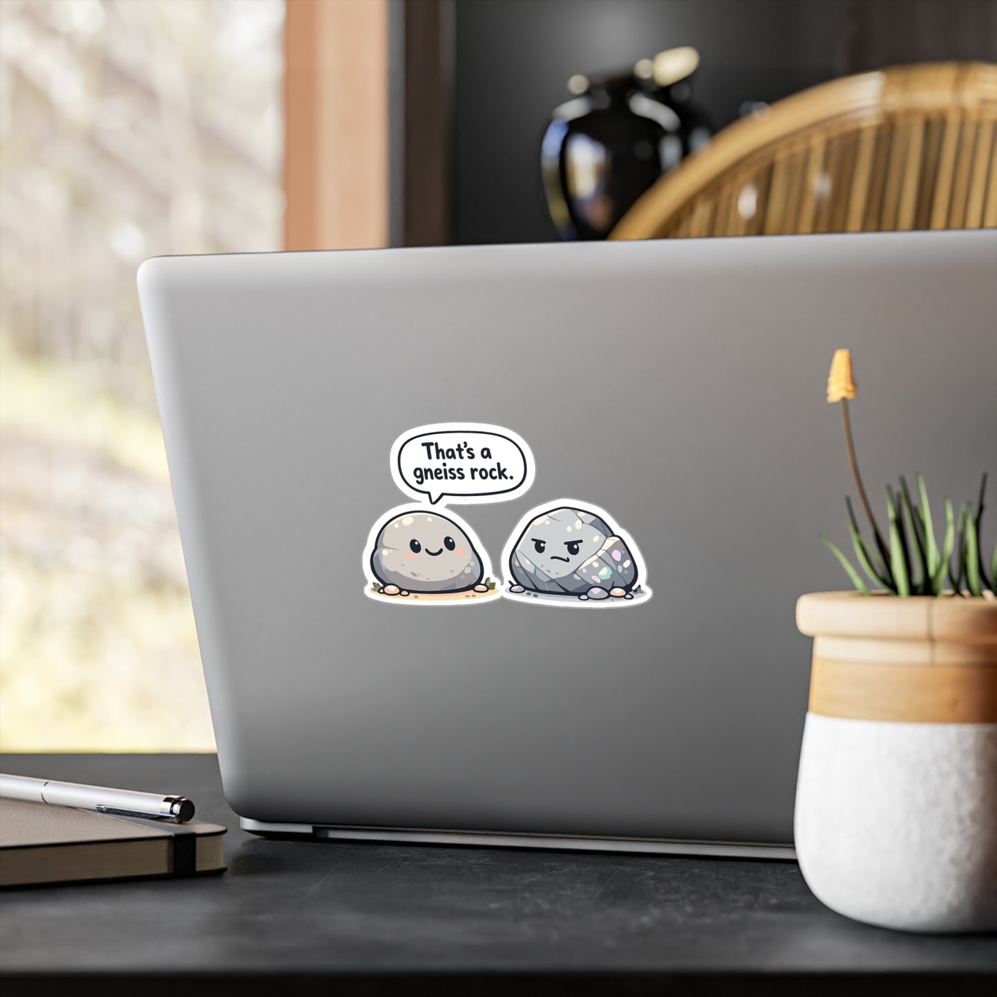 Geologie Sticker That's a gneiss rock Funny Geology sticker decals Waterproof Vinyl for Laptop or Water Bottle, rocks minerals tectonics gift