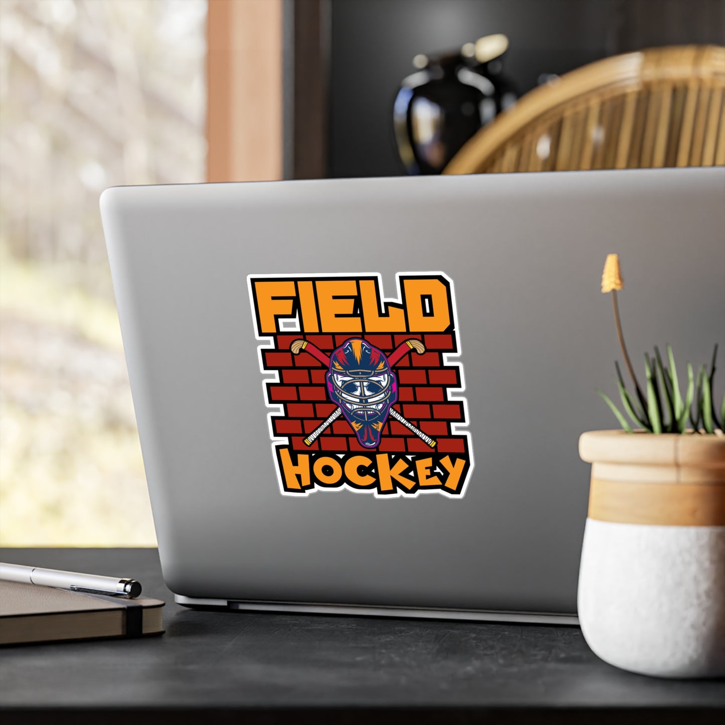 Field Hockey - Field hockey Sticker for Laptop Sticker. Water Bottle Sticker, Vinyl Hockey Decal - Field hockey Gift