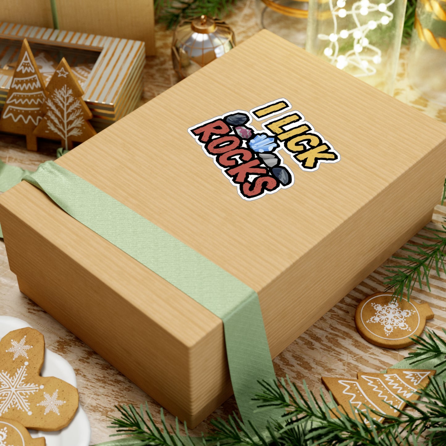 I Lick Rocks - Geology Sticker for Car Window Laptop Sticker. Water Bottle Sticker, Vinyl Geologist Decal, Rocks Sticker - Geology Gift