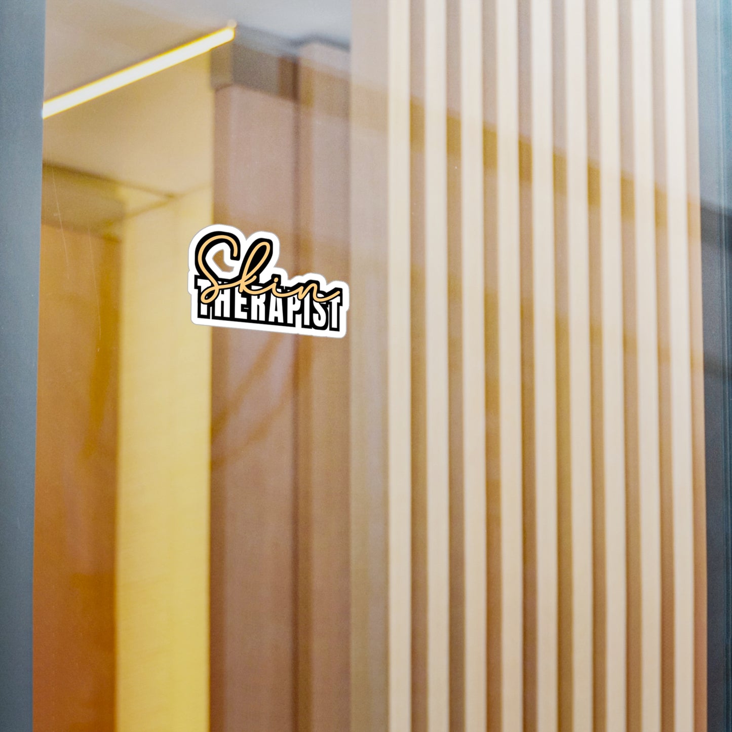 Skin Therapist | Beautician Sticker | Esthetician Decals | Makeup-artist Laptop Sticker | Beautician Gift | Esthetician Gift