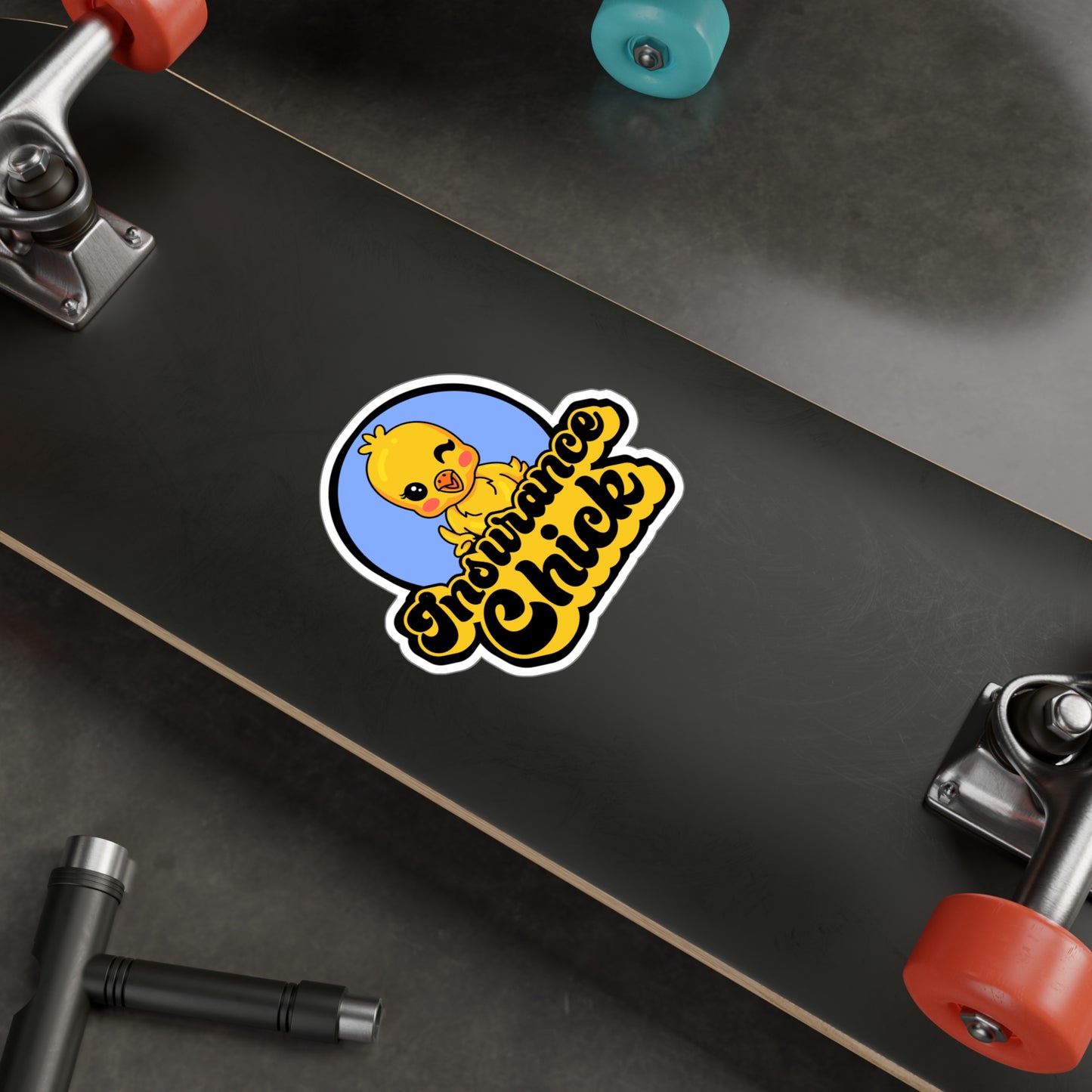 Insurance Chick | Insurance-agent Sticker | Policy Decals | Premium Laptop Sticker | Insurance-agent Gift | Policy Gift