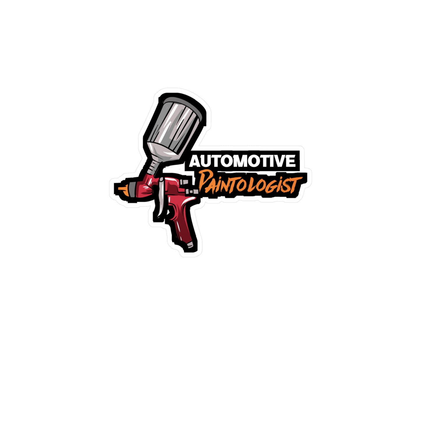 Automotive Paintologist | Painter Sticker | Car-painter Vinyl Sticker | Roll Laptop Sticker | Painter Gift | Car-painter Gift