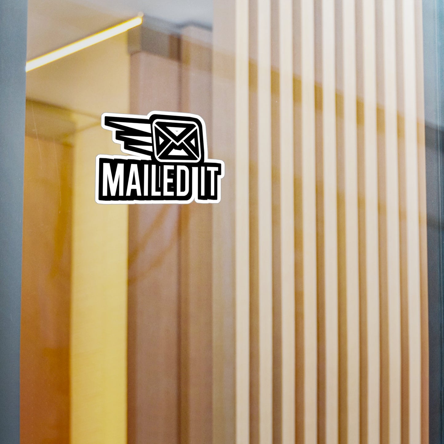 Mailed it - Postal worker Sticker for Wall, Laptop, Window, Truck, Car Postal worker Gift Vinyl Funny postal worker Decal Sticker