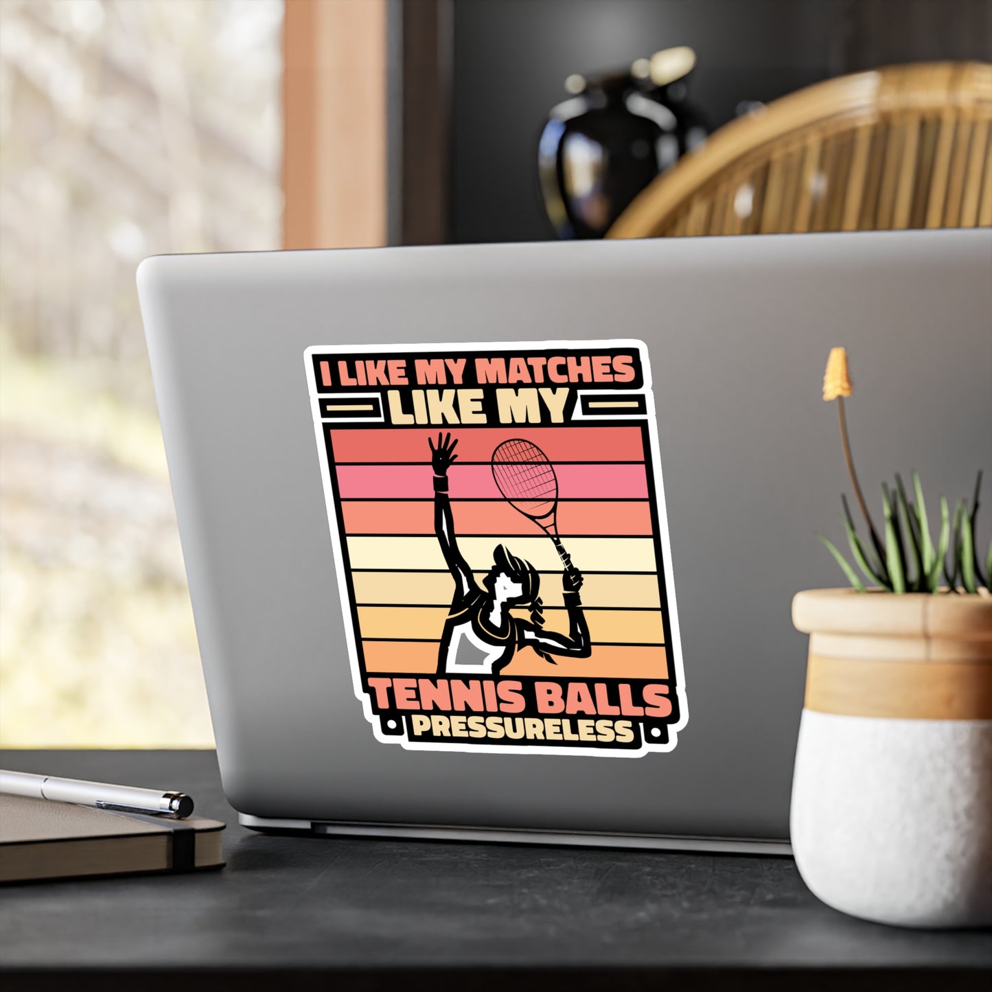 I Like My Matches - Padel Sticker for Laptop Sticker. Water Bottle Sticker, Vinyl Padel court Decal - Padel Gift