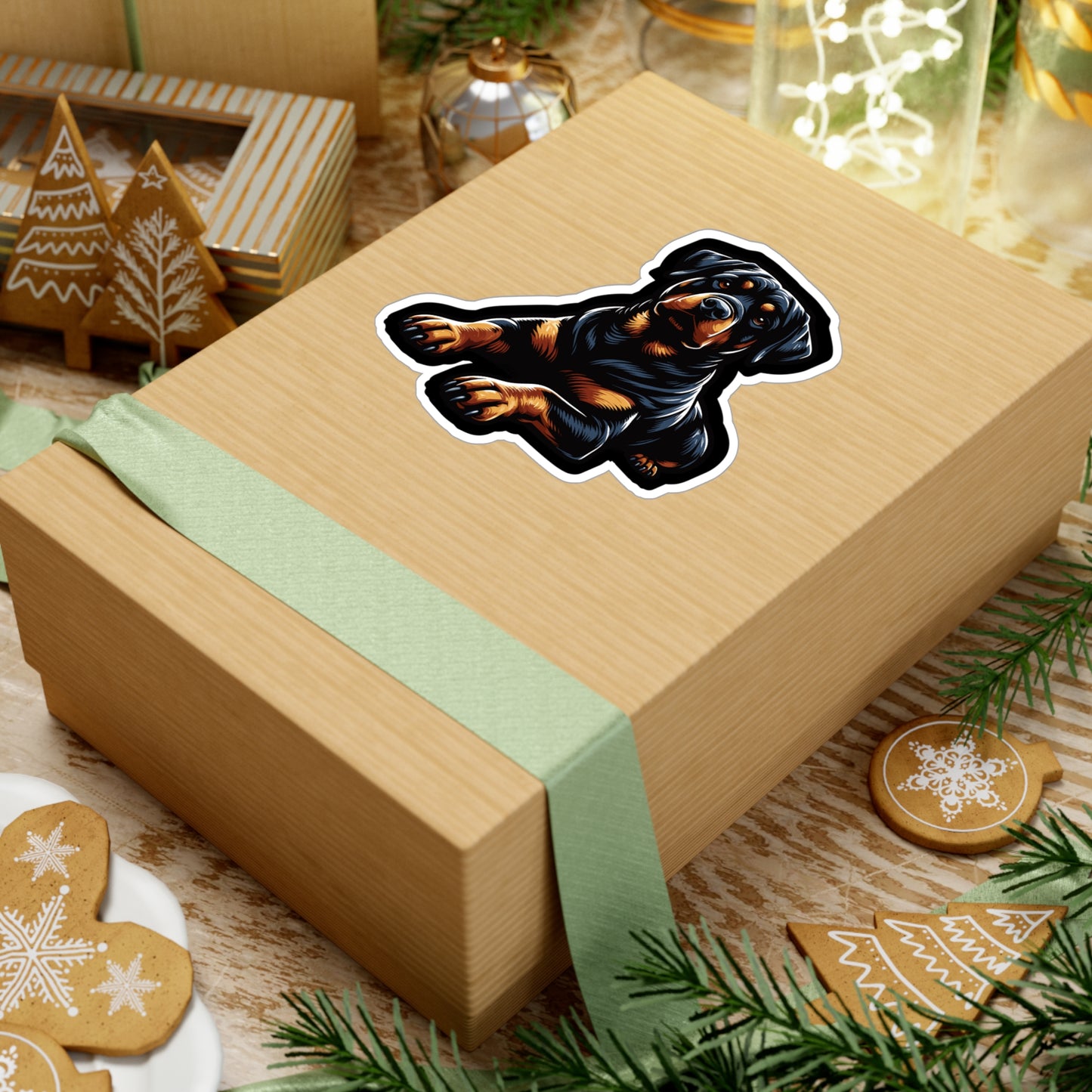 Rottweiler - Rottweiler Sticker for Car Window Laptop Sticker. Water Bottle Sticker, Vinyl Guard Decal, Powerful Sticker - Rottweiler Gift