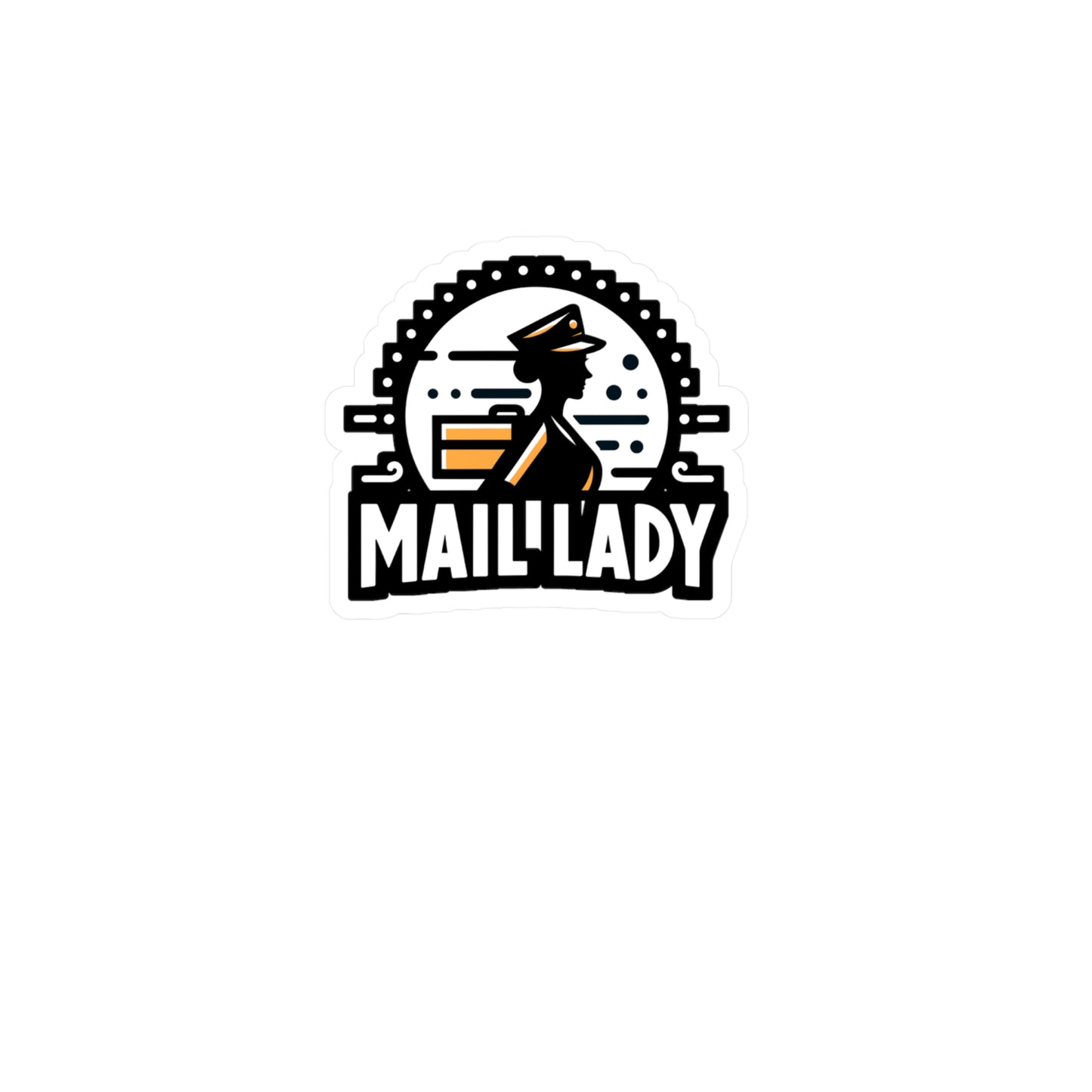 Mail Lady - Postal worker Sticker for Car Laptop Sticker. Water Bottle Sticker, Vinyl Funny postal worker Decal - Postal worker Gift
