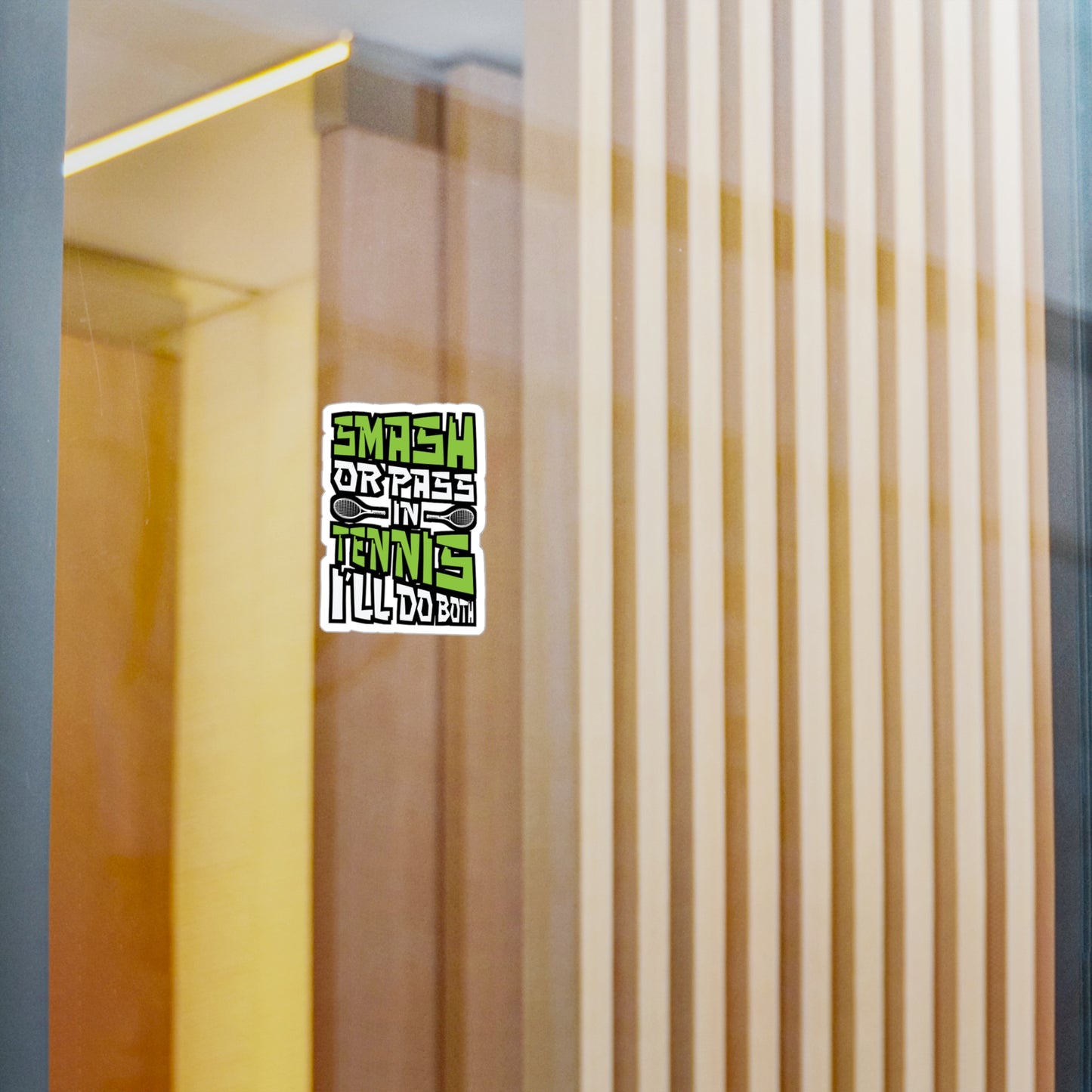 I Like My Matches Like My Tennis Balls - Padel Sticker for Laptop Sticker. Water Bottle Sticker, Vinyl Padel court Decal - Padel Gift