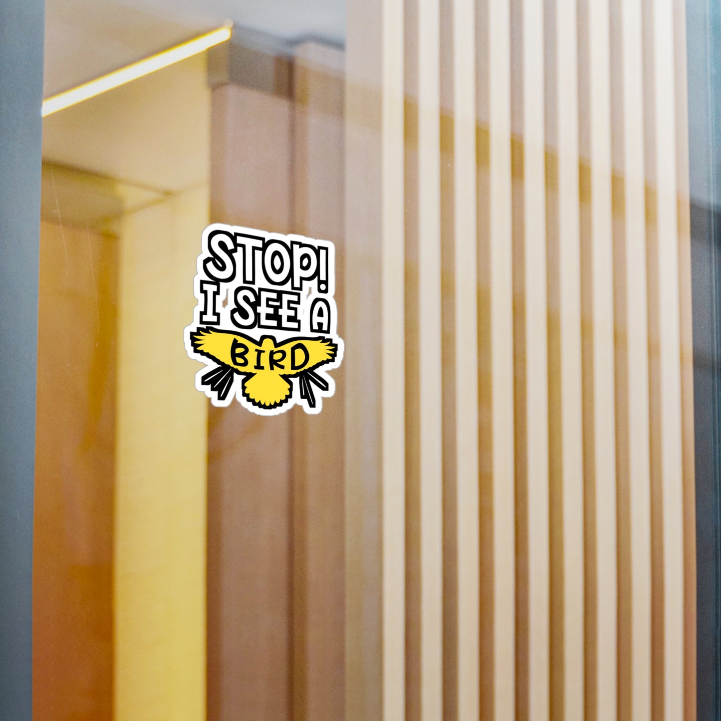 I See A Bird | Birdwatcher Sticker | Binocular Decals | Bird nerd Laptop Sticker | Birdwatcher Gift | Binocular Gift