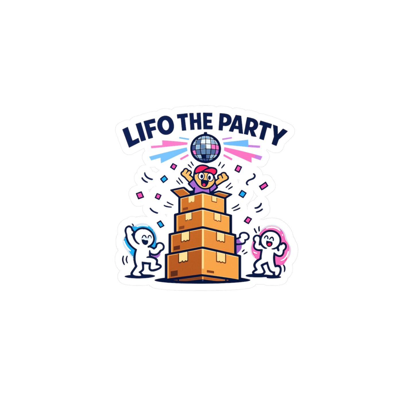 Accountant  Sticker LIFO the Party Funny Accounting Decals Waterproof Vinyl for Laptop Water Bottle Balance Spreadsheet Amortization