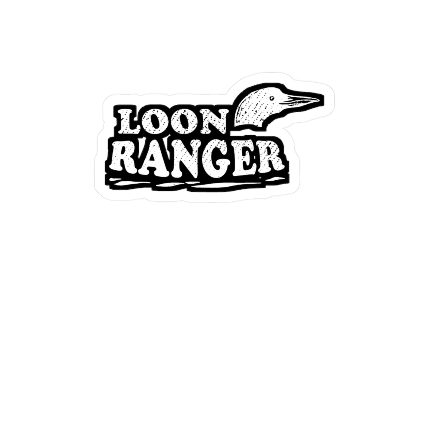 Loon Ranger | Birdwatcher Sticker | Binocular Decals | Bird nerd Laptop Sticker | Birdwatcher Gift | Binocular Gift