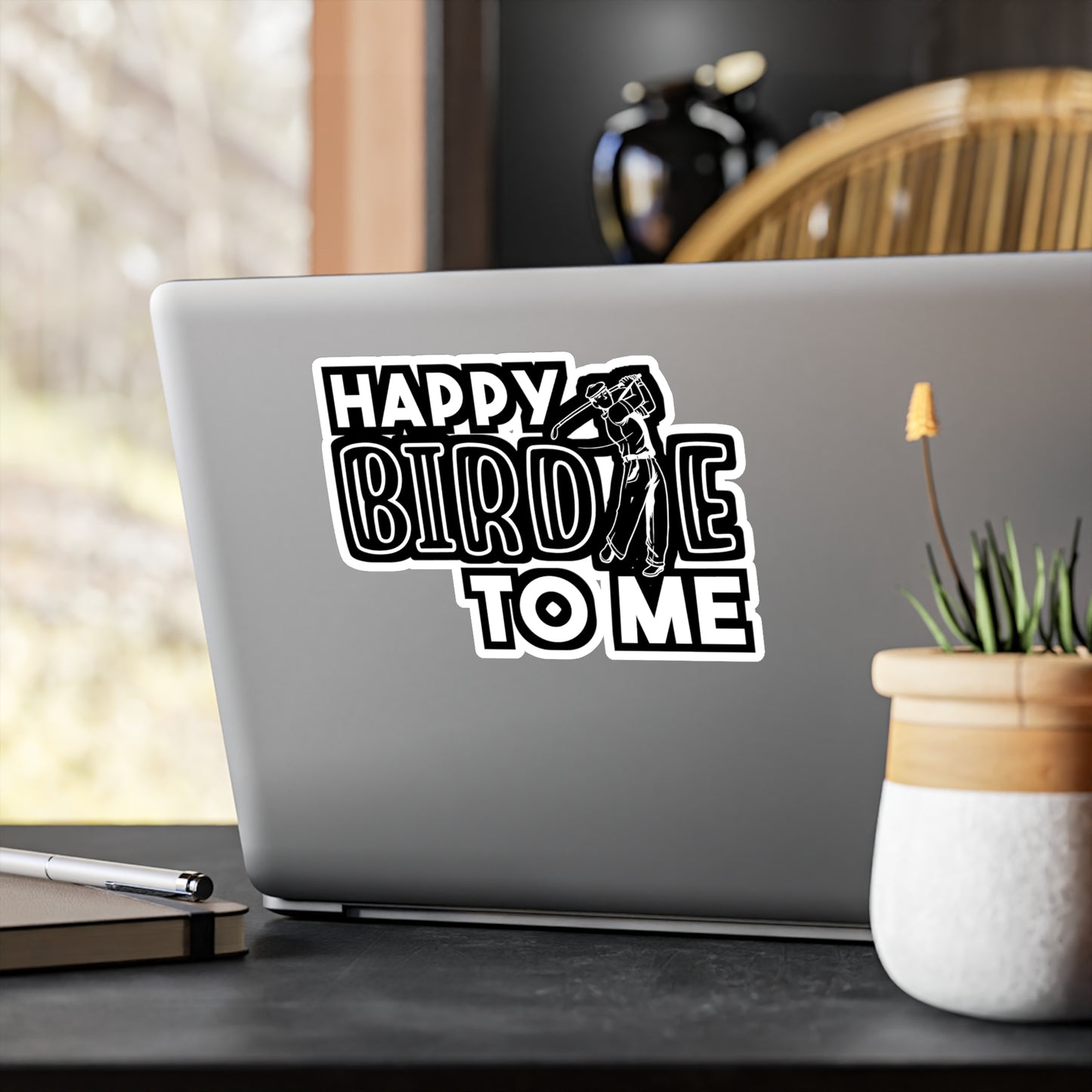 Happy Birdie To Me | Golf Sticker | Golfer Decals | Hole Laptop Sticker | Golf Gift | Golfer Gift