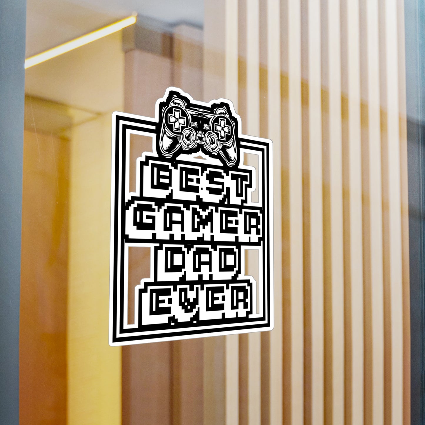 Gamer Dad - Gamer Sticker for Car Window Laptop Sticker. Water Bottle Sticker, Vinyl Gaming Decal, Geek Sticker - Gamer Gift