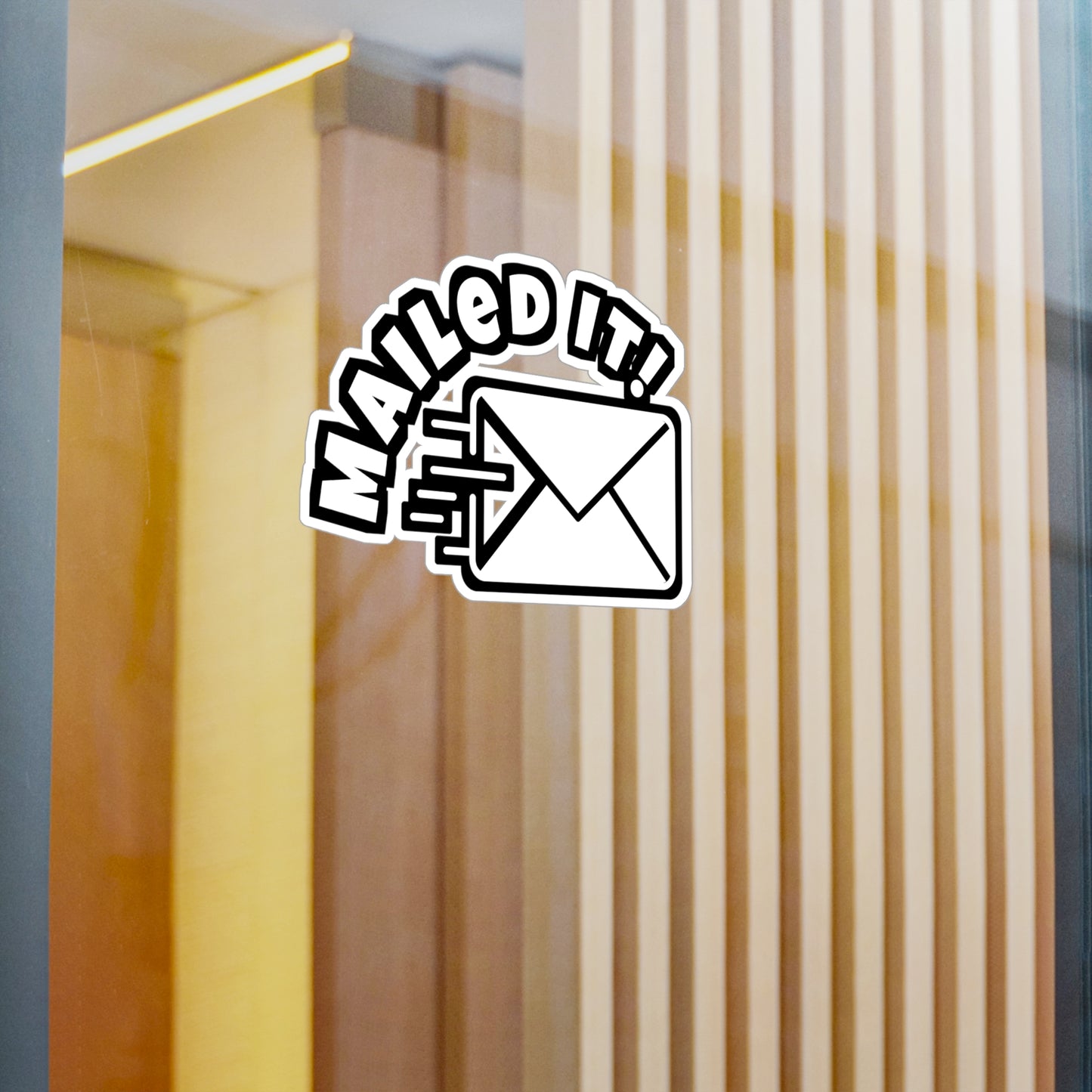 Mailed It | Postal worker Sticker | Funny postal worker Decals | Postman Laptop Sticker | Postal worker Gift | Funny postal worker Gift