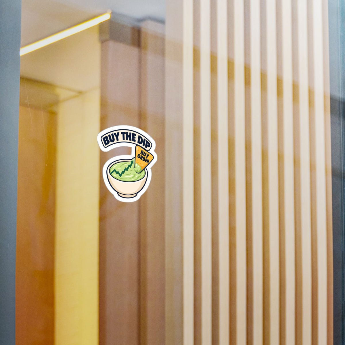 Day Trading Sticker - Buy the Dip Design for Stock Market and Forex Traders, Laptop and Water Bottle Decals