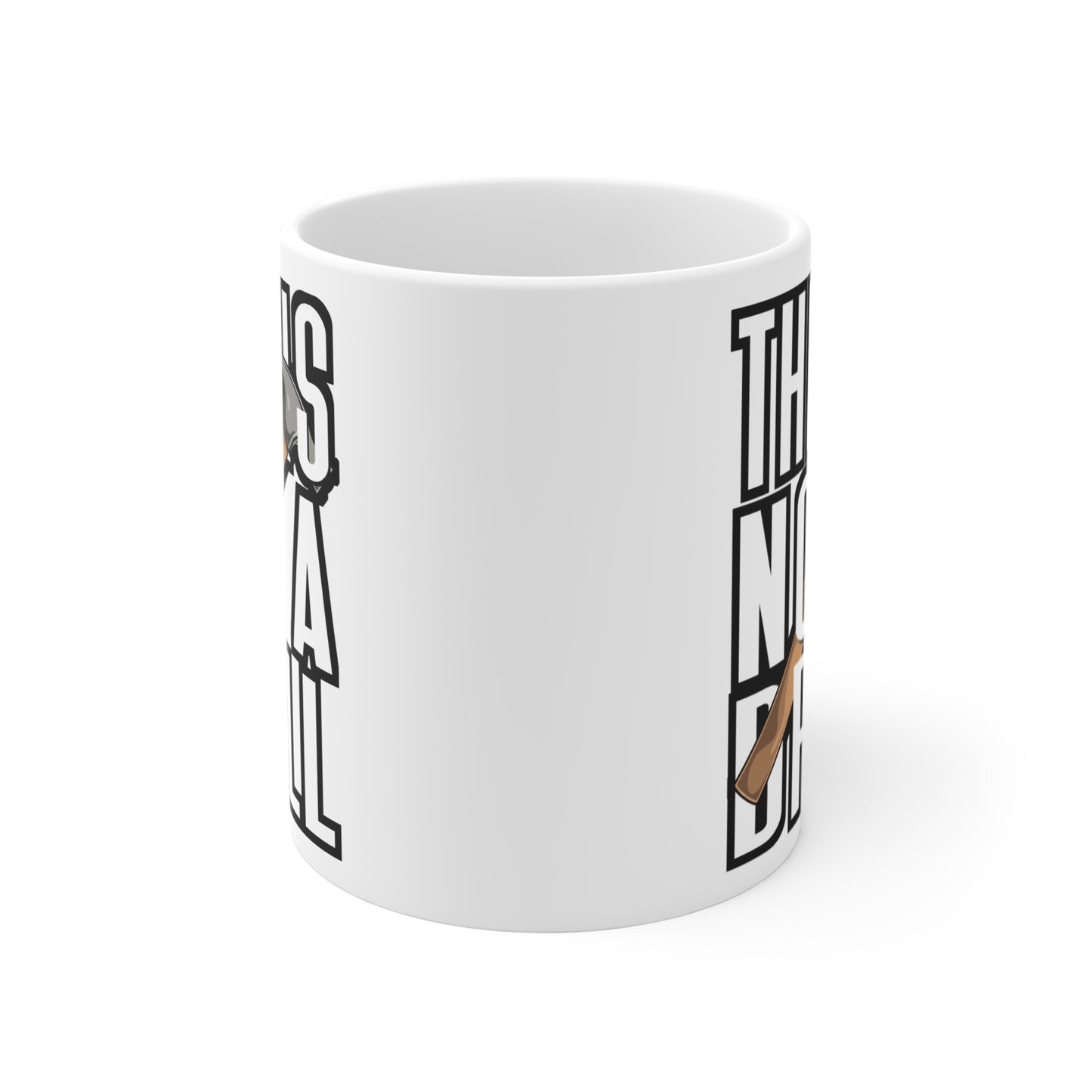 This Is Not A Drill - Carpenter Mug for Coffee 11oz. Carpenter Cup, White ceramic, Hammer Mug, Nailed Tea Cup - Carpenter Gift