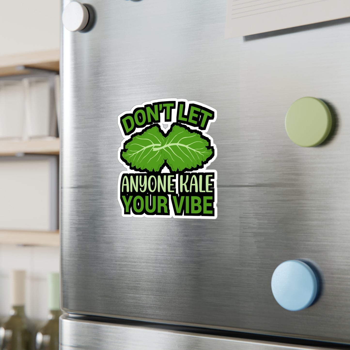 Don t let anyone kale your vibe - Plant-based Sticker for Laptop Sticker. Water Bottle Sticker, Vinyl Vegan Decal - Plant-based Gift