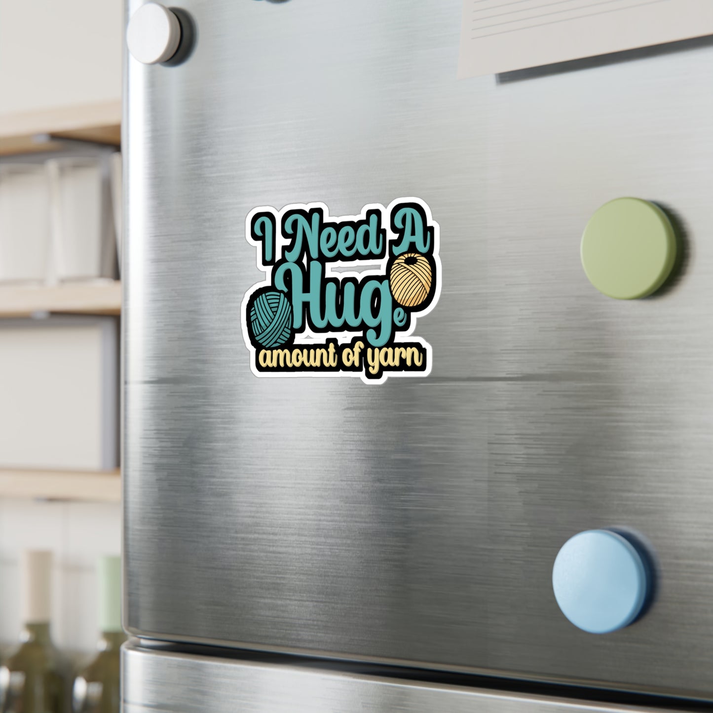 I need a huge amound if yarn - Crocheting Sticker for Wall, Laptop, Window, Truck, Car Crocheting Gift Vinyl Crocheter Decal Sticker