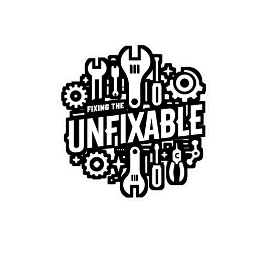 Fixing the Unfixable - Auto-mechanic Sticker for Laptop Sticker. Water Bottle Sticker, Vinyl Mechanic Decal - Auto-mechanic Gift