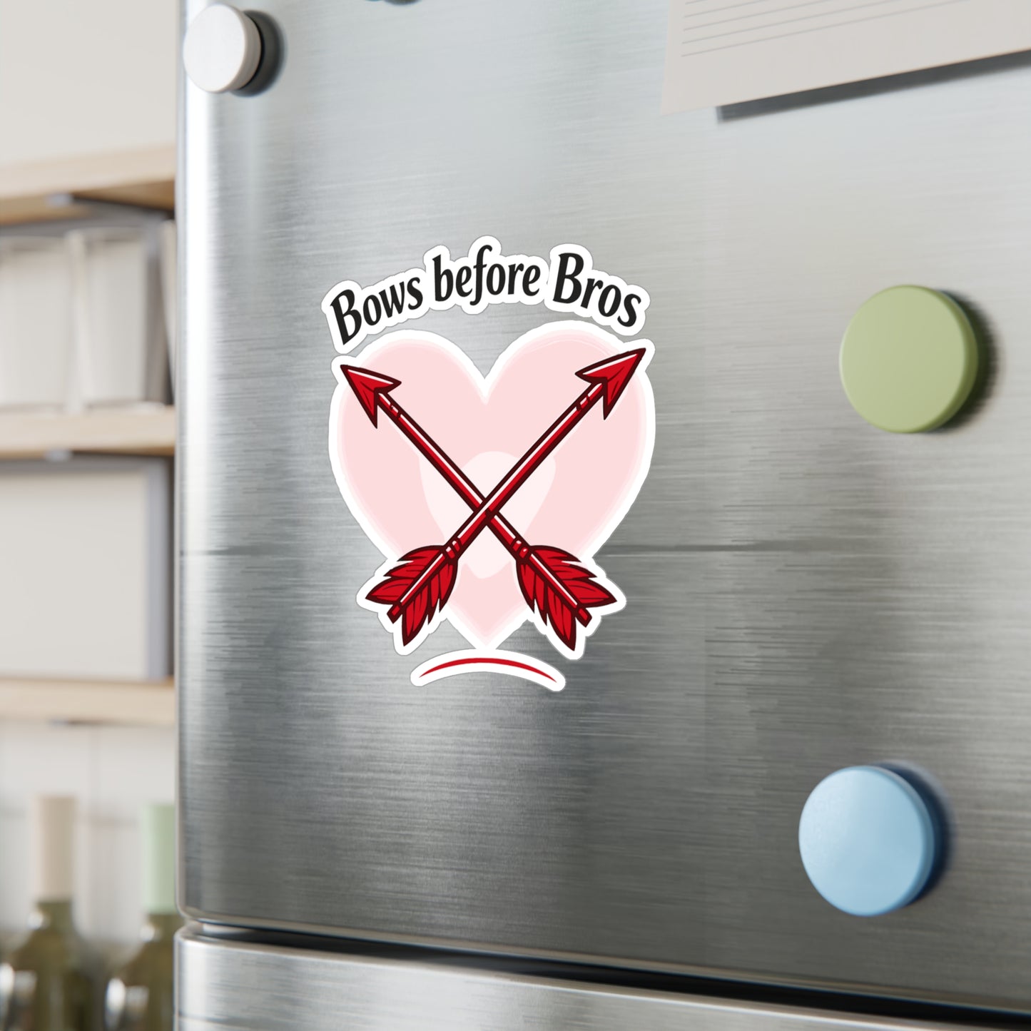 Archery Sticker Bows before Bros Funny Archer Hunting Shoot Design, Waterproof Vinyl Decals for Laptop Water Bottle