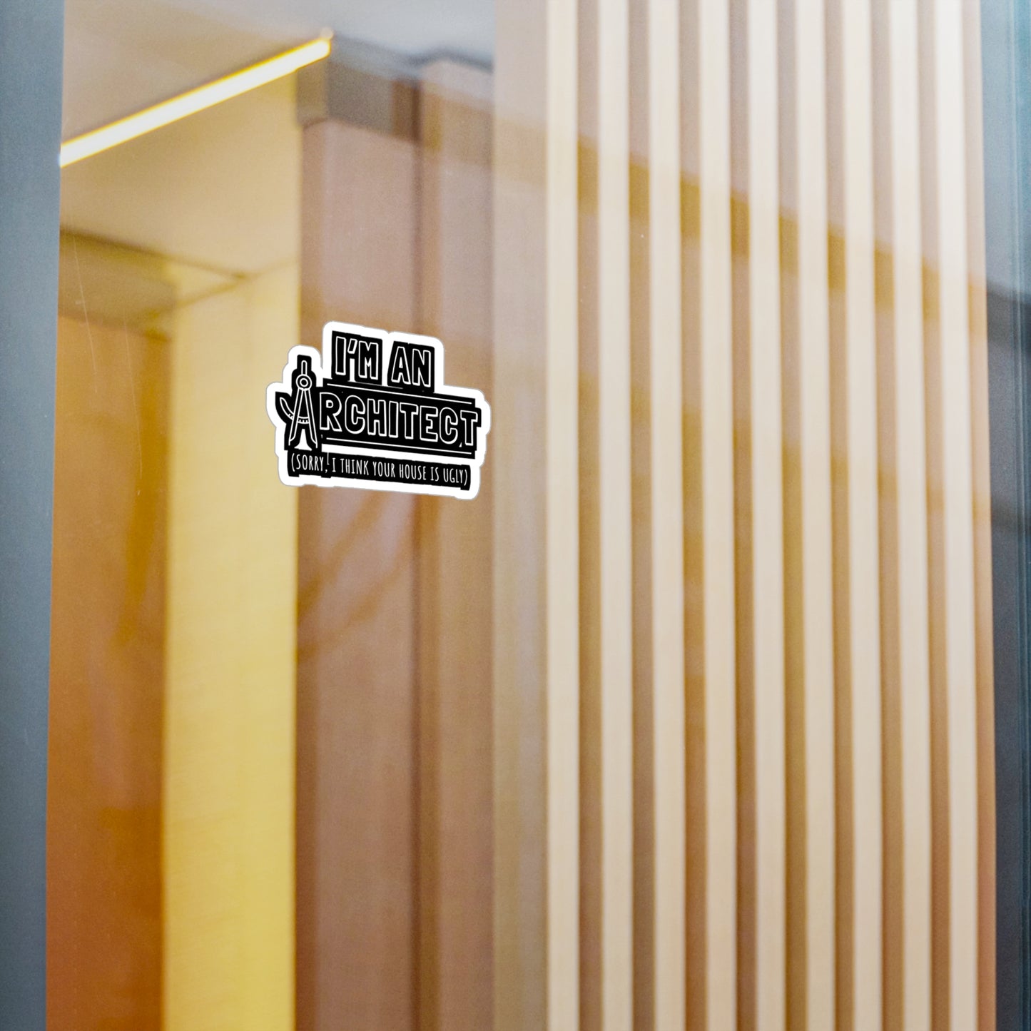 I'm An Architect - Architecture Sticker for Laptop Sticker. Water Bottle Sticker, Vinyl Studio Decal - Architecture Gift