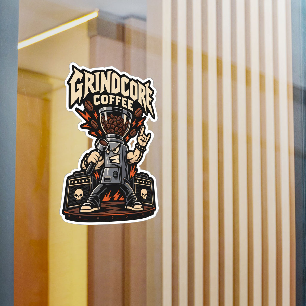 Espresso Sticker - GrindCore Coffee Decals for Your Grinder and Digital Scale