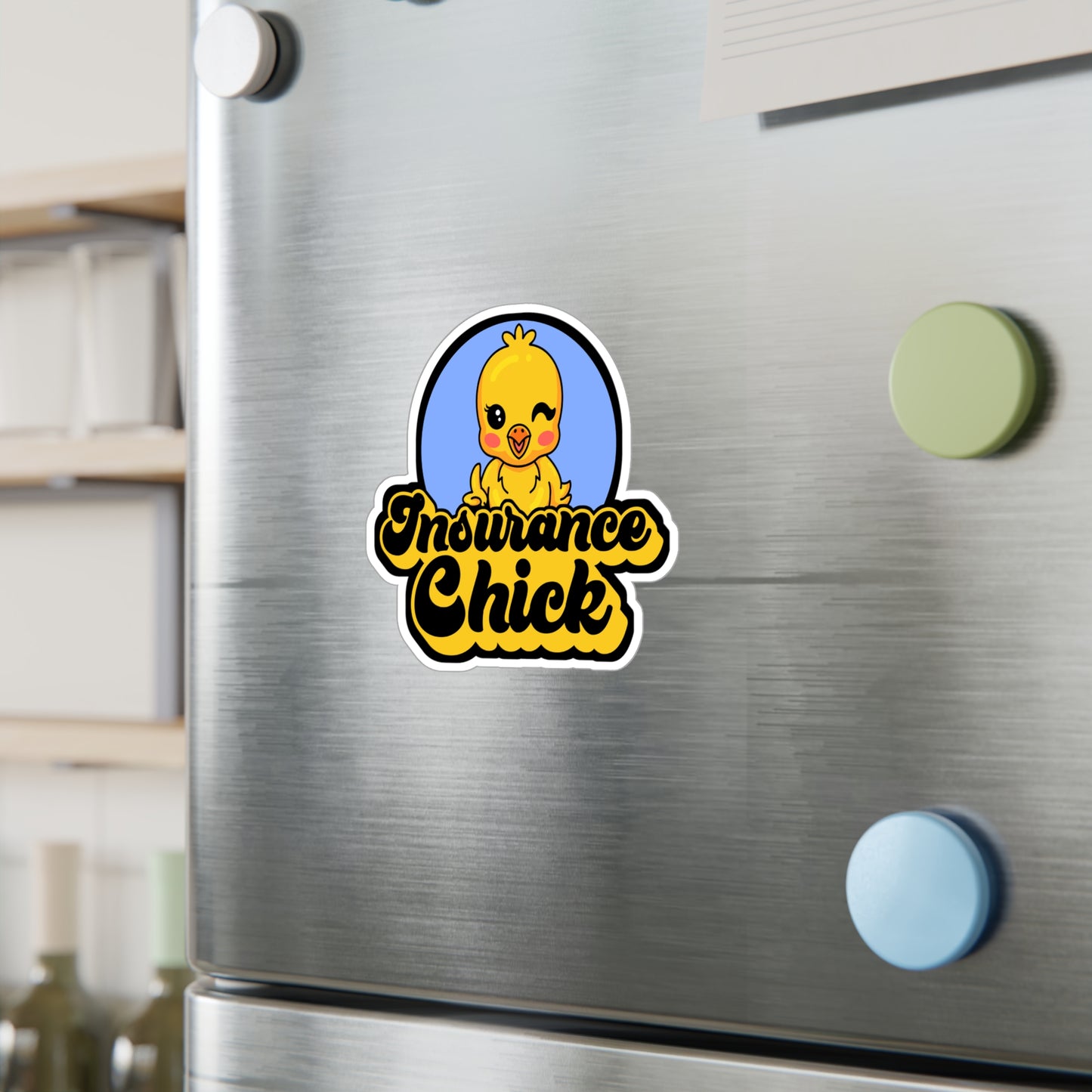 Insurance Chick | Insurance-agent Sticker | Policy Decals | Premium Laptop Sticker | Insurance-agent Gift | Policy Gift