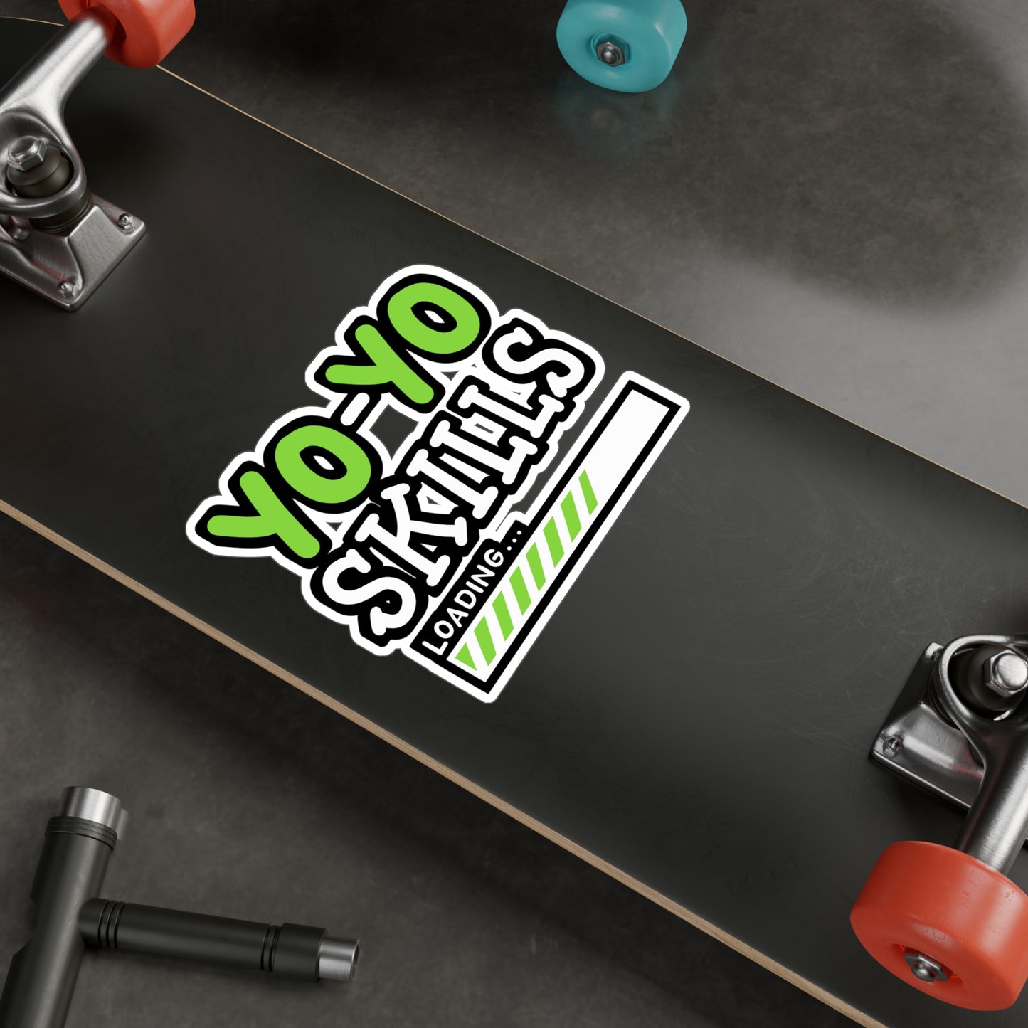 YoYo Skills Loading - Yoyo Sticker for Car Window Laptop Sticker. Water Bottle Sticker, Vinyl Game Decal, 90s Sticker - Yoyo Gift