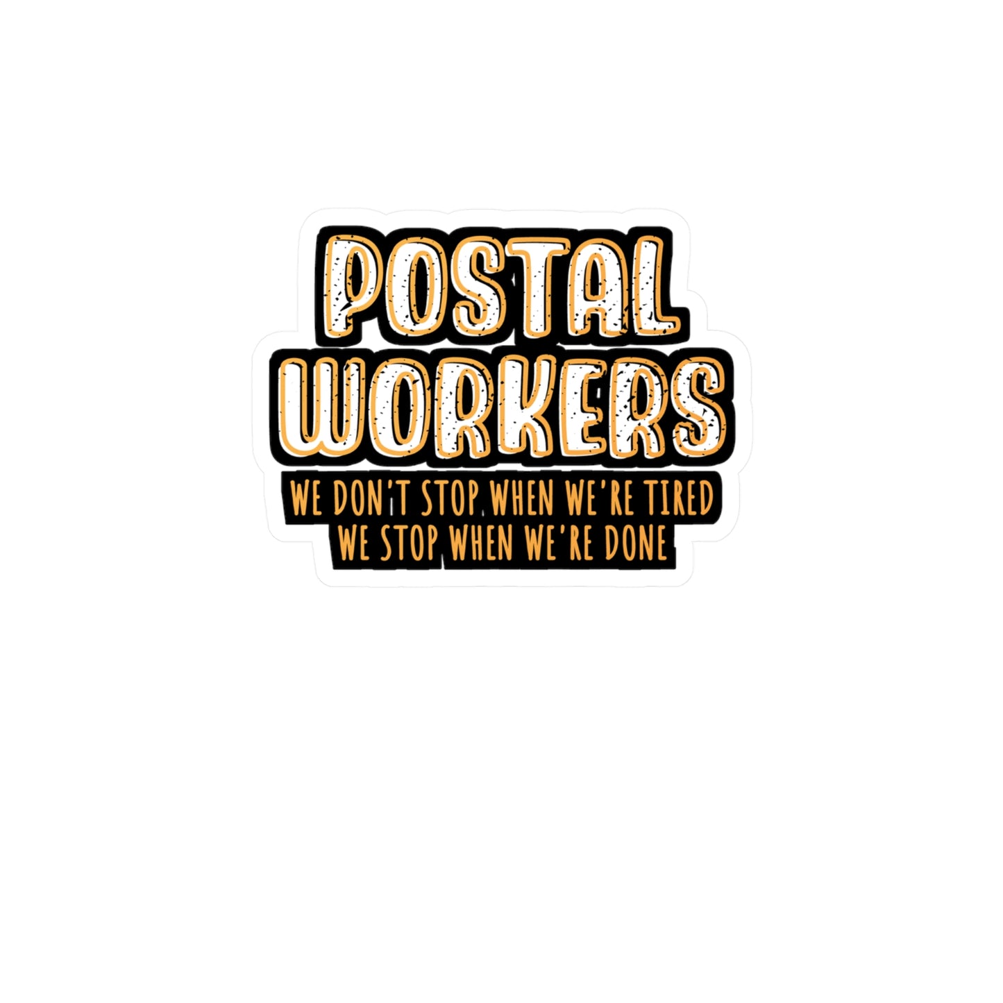 Postal Workers | Postal worker Sticker | Funny postal worker Decals | Postman Laptop Sticker | Postal worker Gift | Funny postal worker Gift