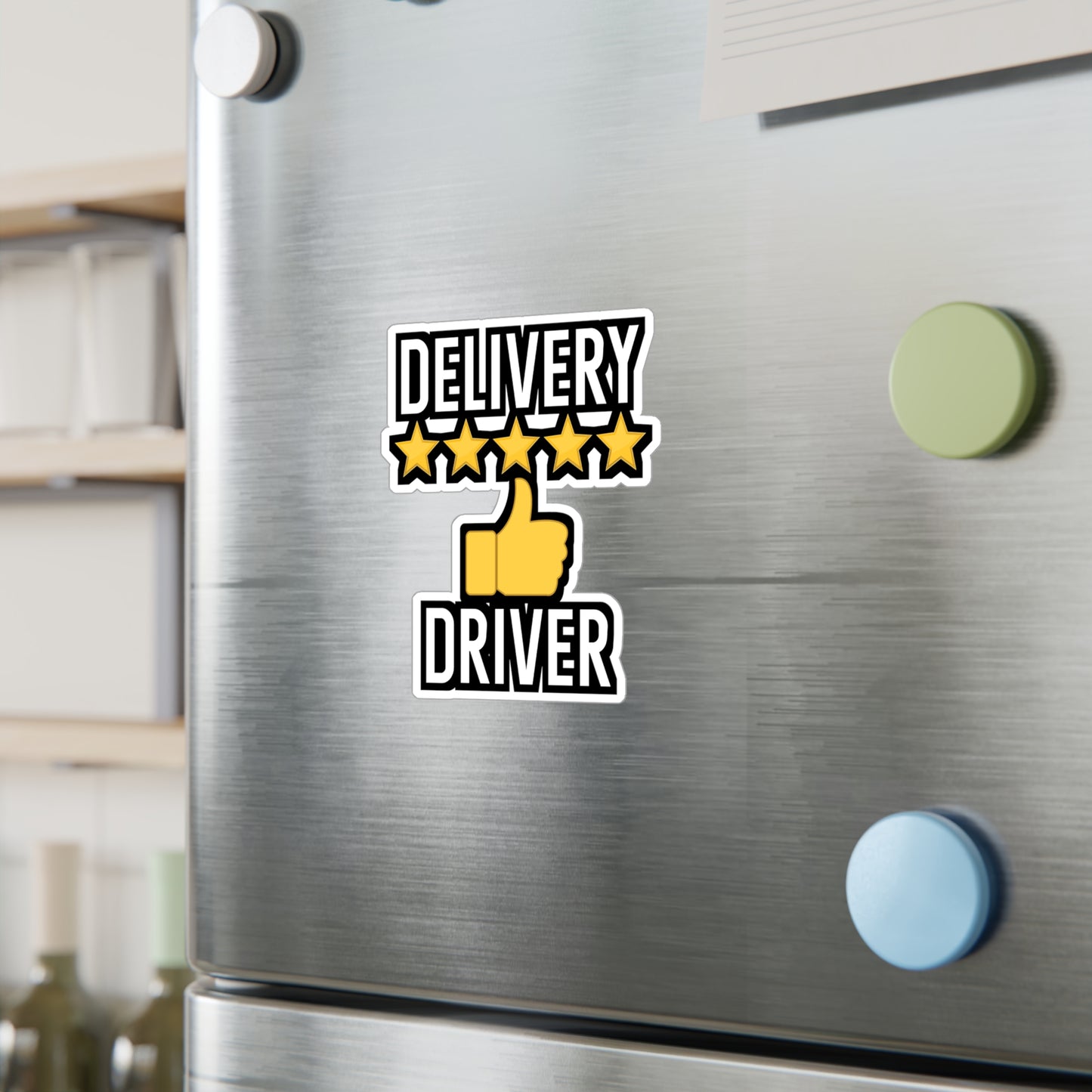 Delivery Driver - Stamp Sticker for Wall, Laptop, Window, Truck, Car Stamp Gift Vinyl Mail Decal Sticker