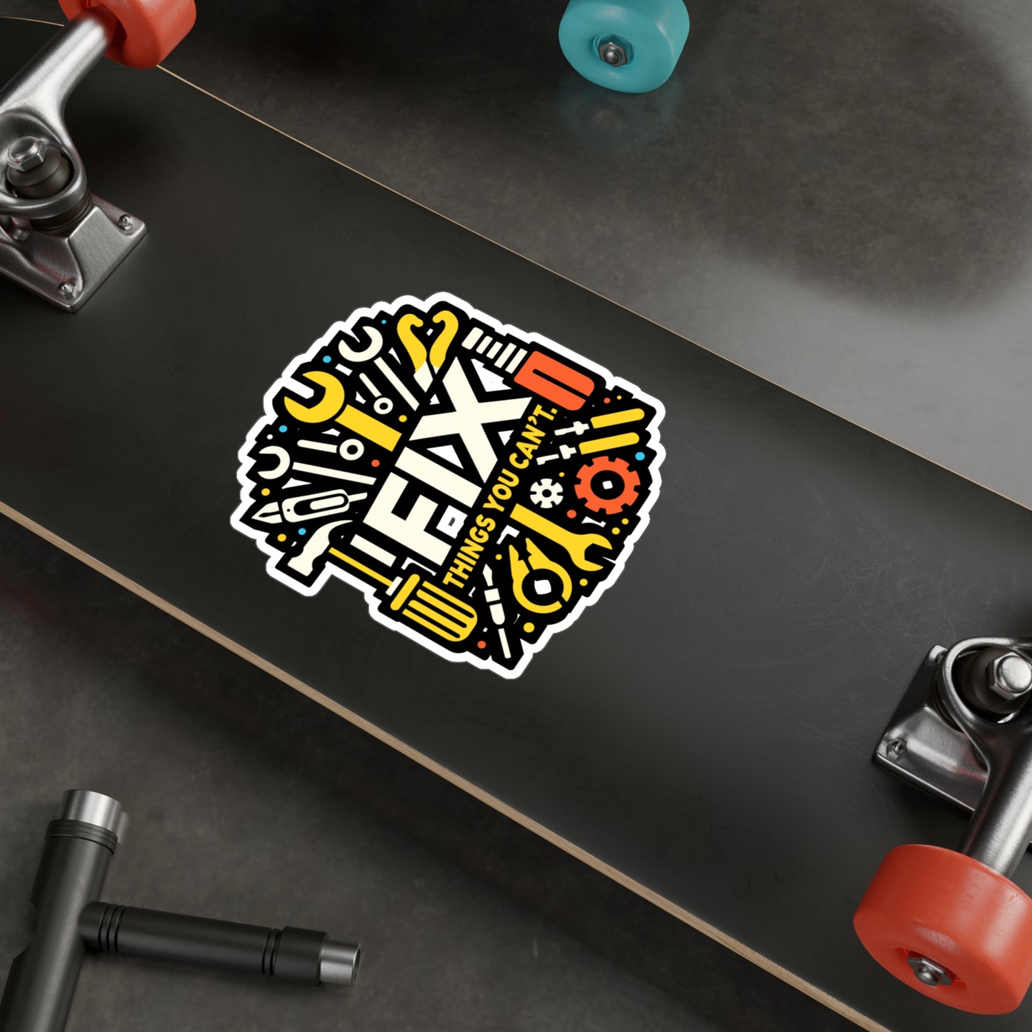 I fix things you can't  - Auto-mechanic Sticker for Laptop Sticker. Water Bottle Sticker, Vinyl Mechanic Decal - Auto-mechanic Gift