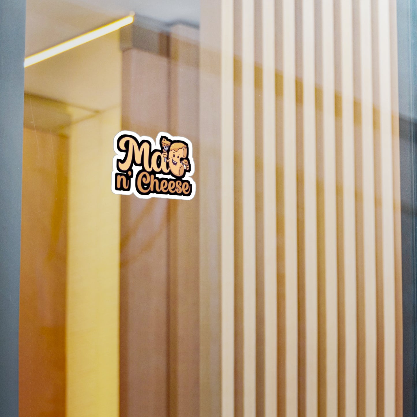 Mac n Cheese - Mac n cheese Sticker for Wall, Laptop, Window, Truck, Car Mac n cheese Gift Vinyl Mac & cheese Decal Sticker