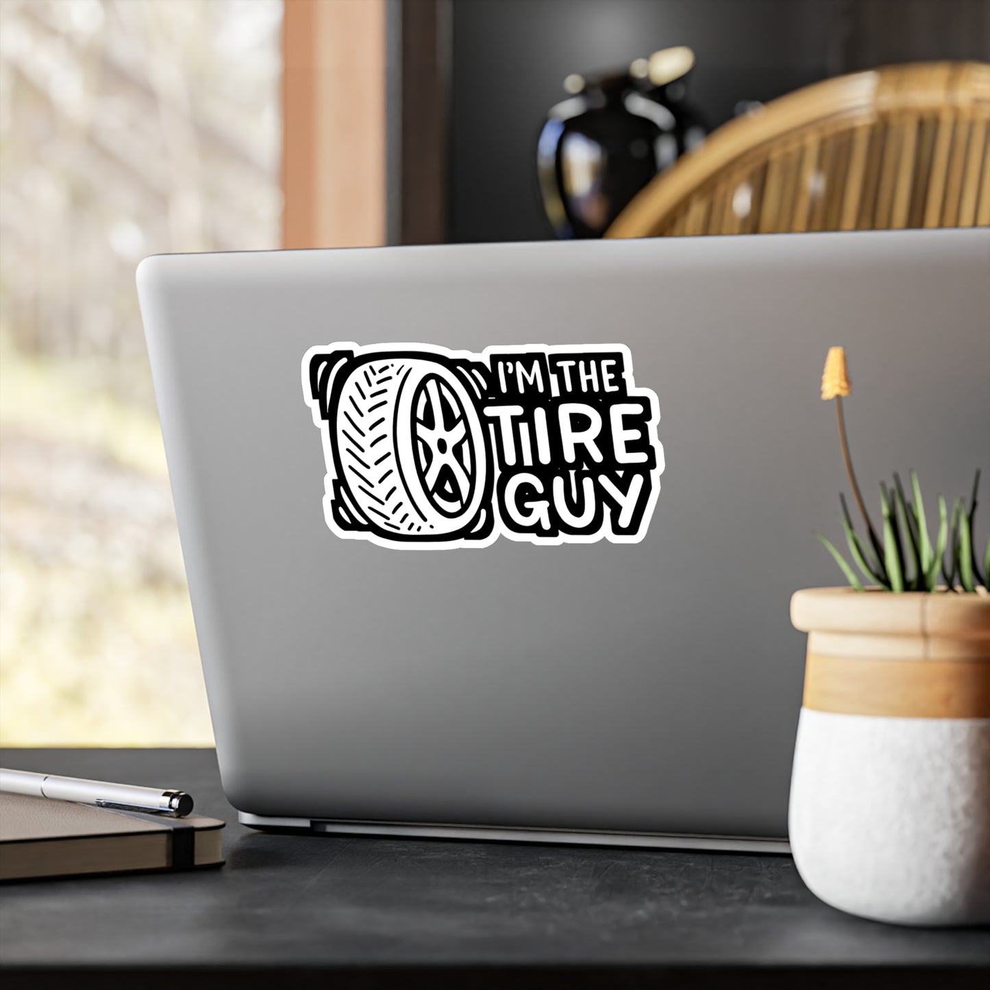 I'm The Tire Guy - Mechanic Sticker for Laptop Sticker. Water Bottle Sticker, Vinyl Garage Decal - Mechanic Gift
