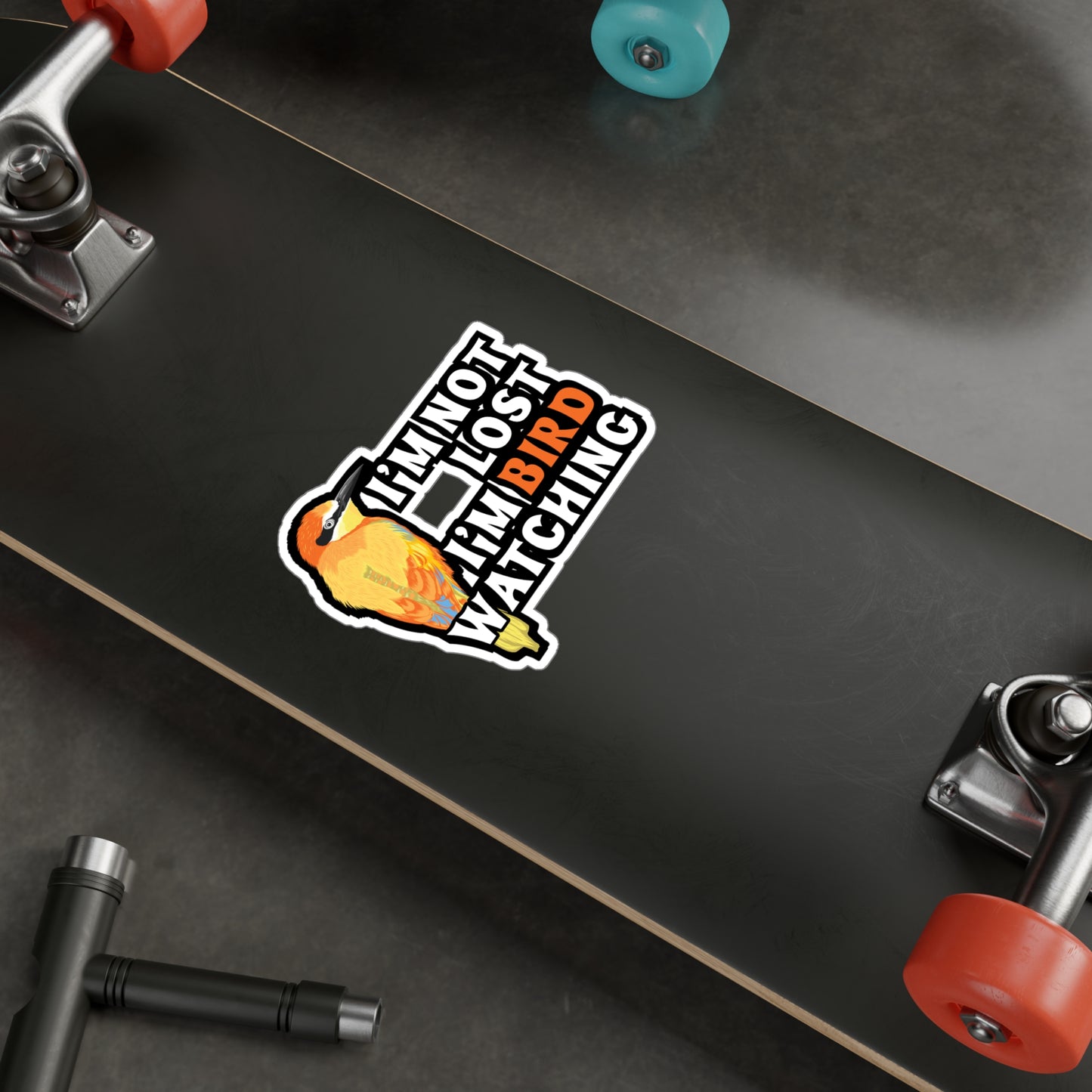 I'm Bird Watching | Birdwatcher Sticker | Binocular Decals | Bird nerd Laptop Sticker | Birdwatcher Gift | Binocular Gift