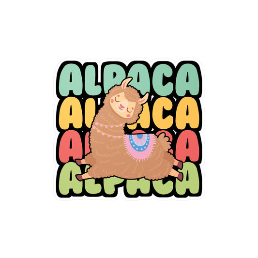 Alpaca - Alpaca Sticker for Car Window Laptop Sticker. Water Bottle Sticker, Vinyl Alpacas Decal, Lama Sticker - Alpaca Gift