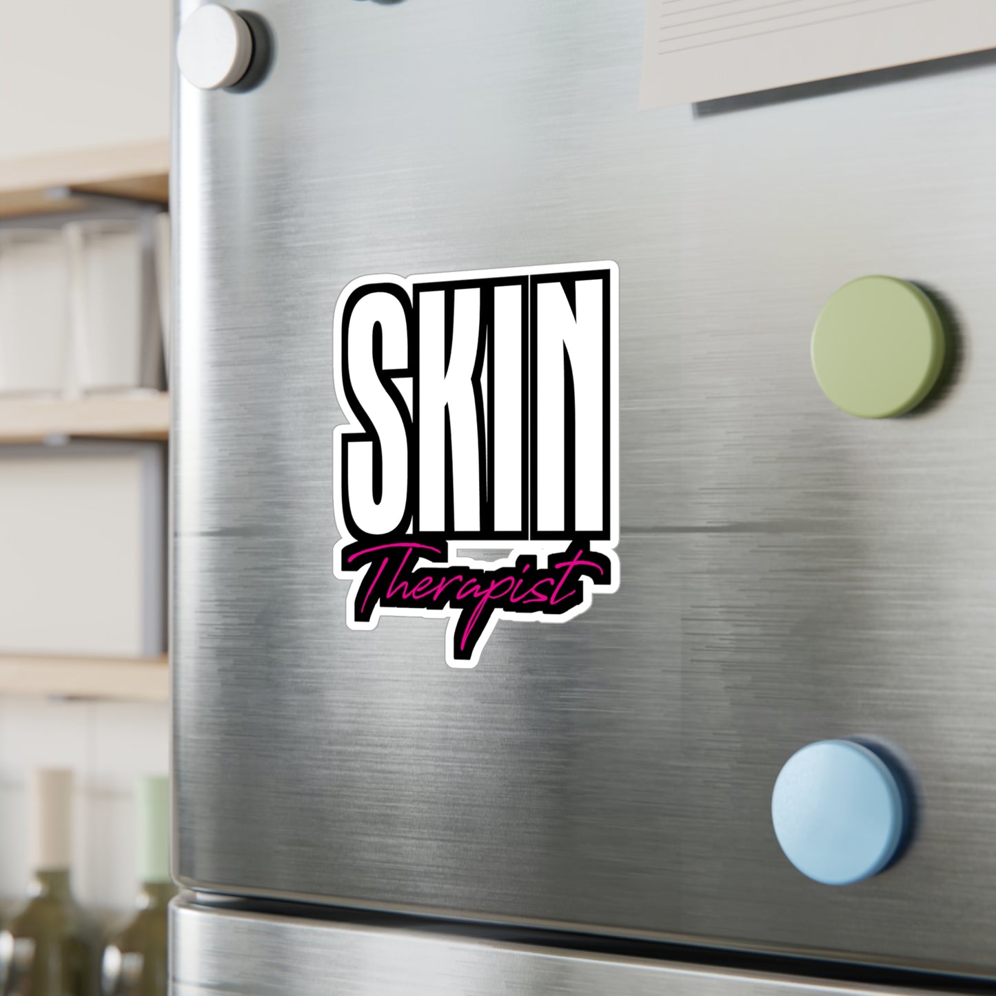 Skin Therapist - Makeup-artist Sticker for Laptop Sticker. Water Bottle Sticker, Vinyl Lashes Decal - Makeup-artist Gift