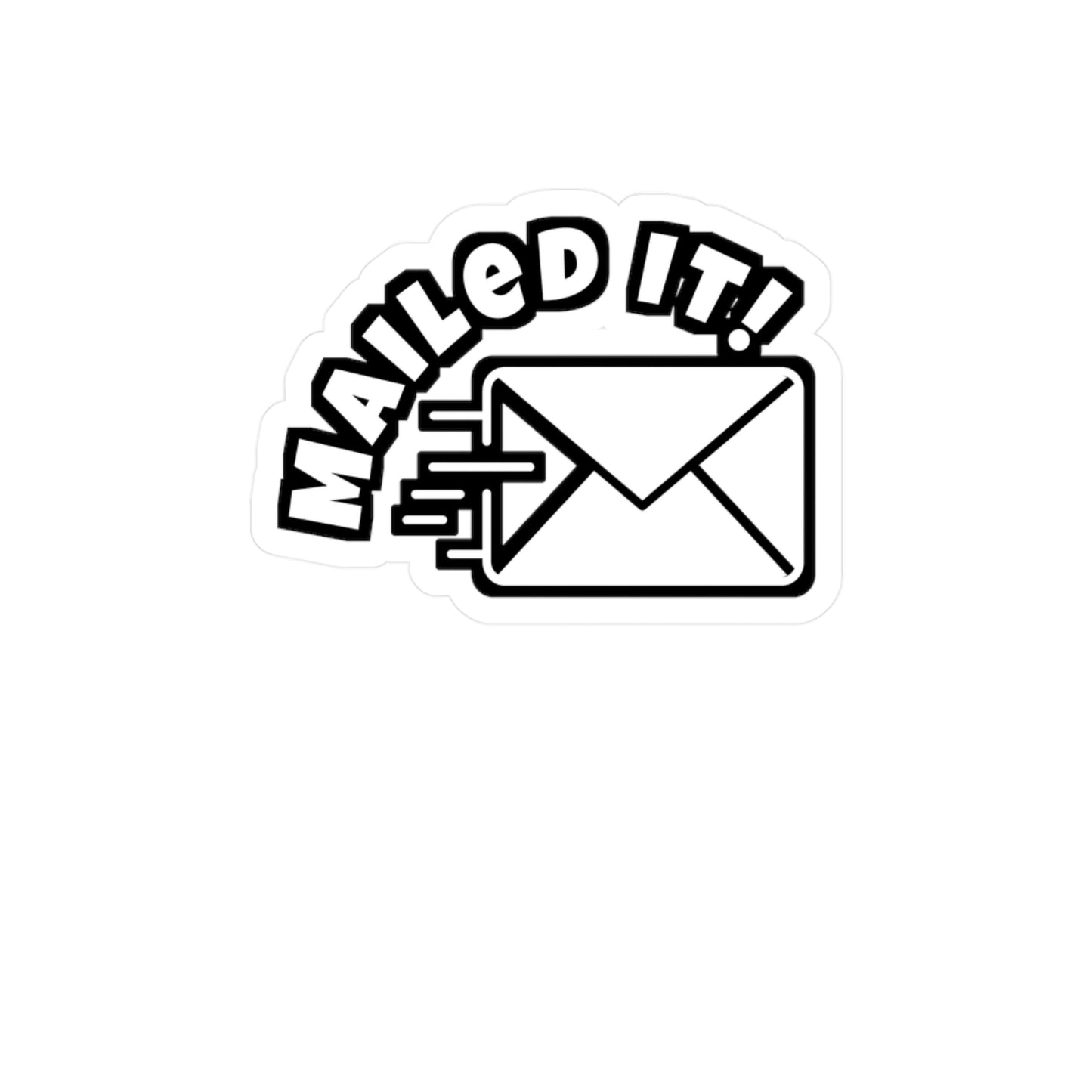 Mailed It | Postal worker Sticker | Funny postal worker Decals | Postman Laptop Sticker | Postal worker Gift | Funny postal worker Gift