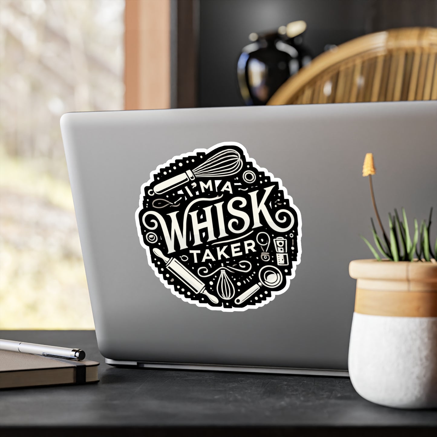 I'm A Whisk Taker - Baking Sticker for Car Window Laptop Sticker. Water Bottle Sticker, Vinyl Baker Decal, Oven Sticker - Baking Gift