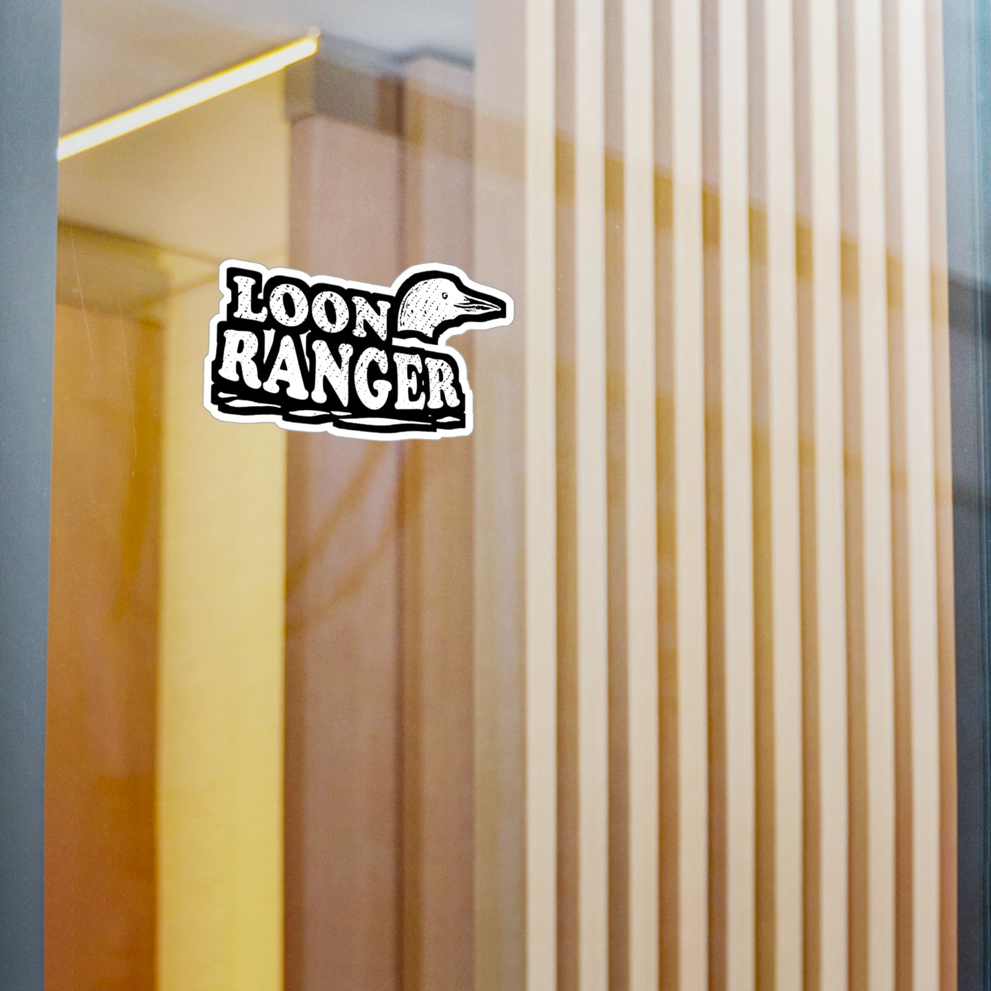 Loon Ranger | Birdwatcher Sticker | Binocular Decals | Bird nerd Laptop Sticker | Birdwatcher Gift | Binocular Gift