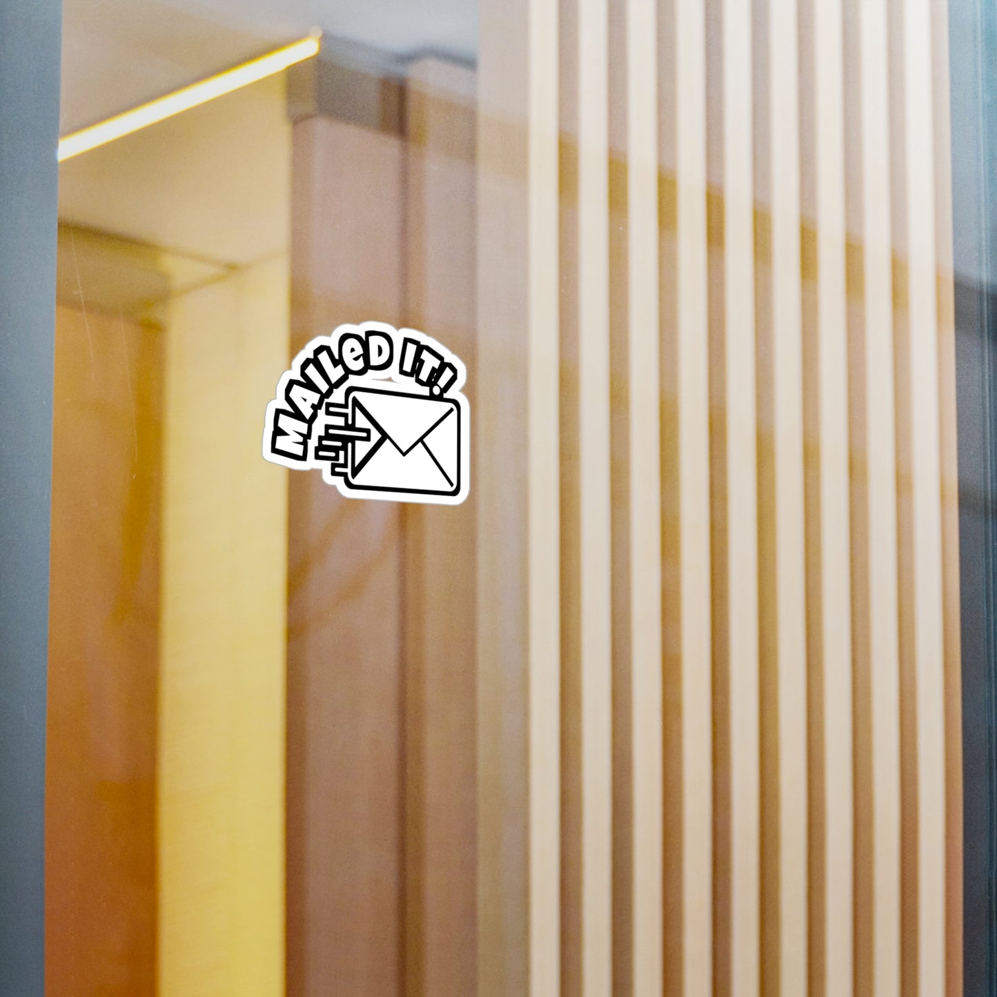 Mailed It | Postal worker Sticker | Funny postal worker Decals | Postman Laptop Sticker | Postal worker Gift | Funny postal worker Gift