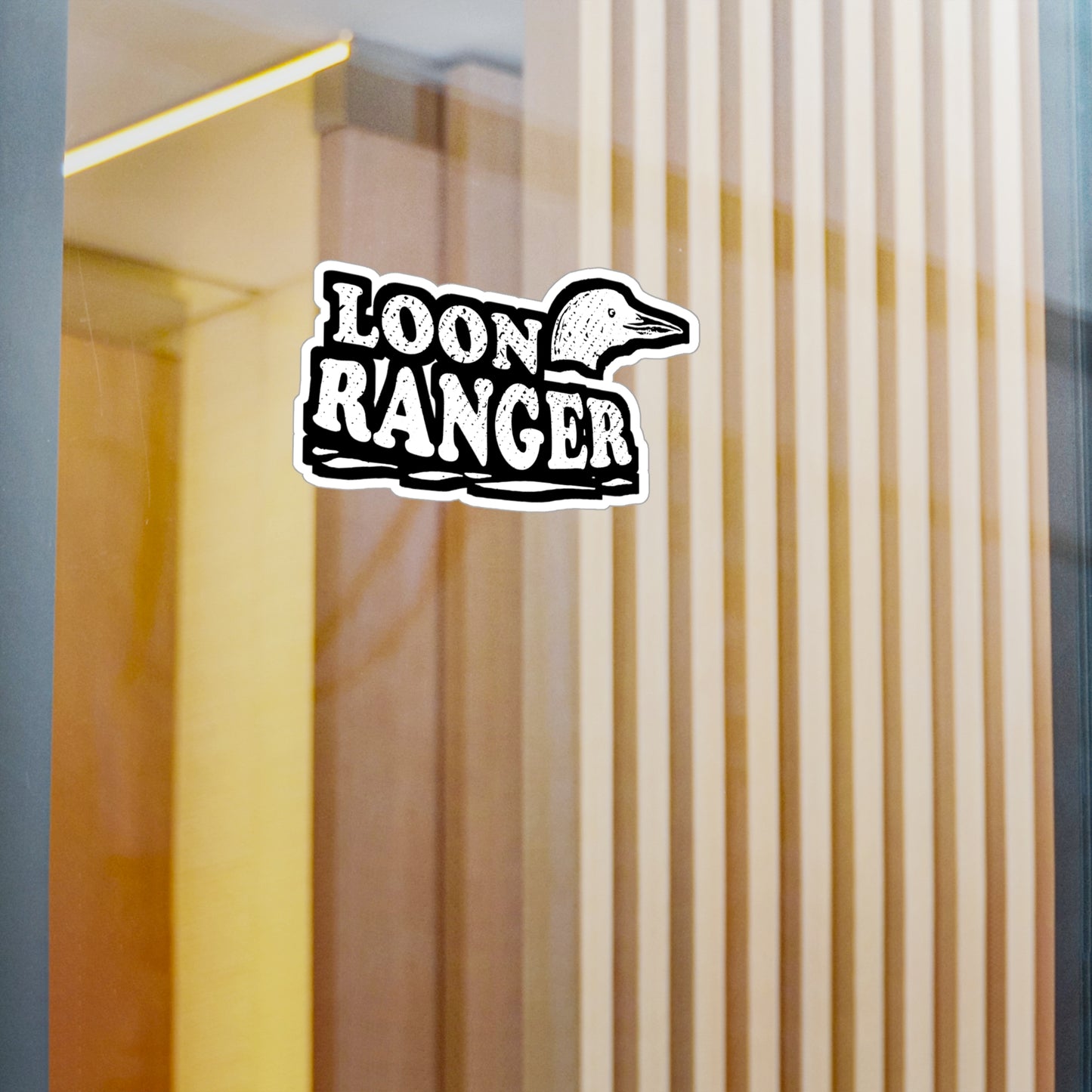 Loon Ranger | Birdwatcher Sticker | Binocular Decals | Bird nerd Laptop Sticker | Birdwatcher Gift | Binocular Gift