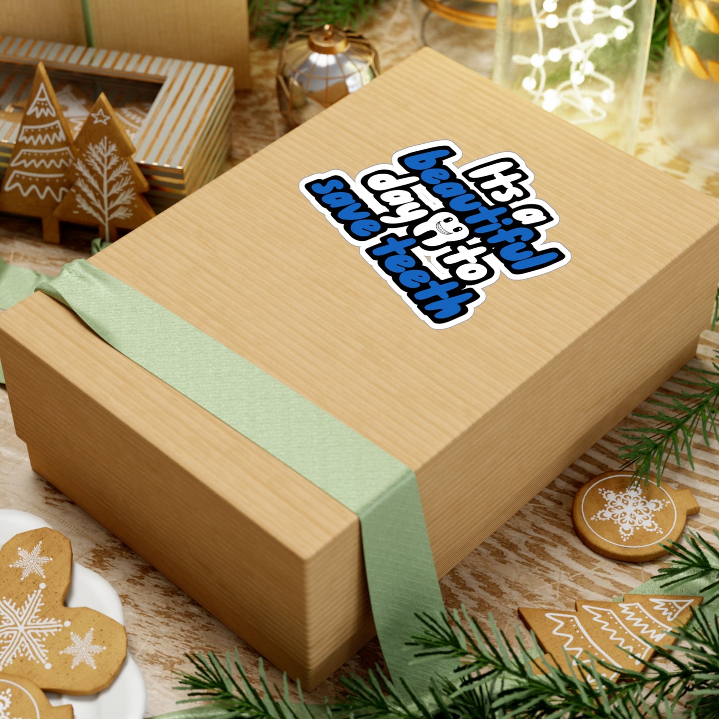 Its a beautiful day to save teeth - Dental assistant Sticker for Wall, Laptop, Window, Truck, Car Dental assistant Gift Vinyl Dental assistant Decal Sticker