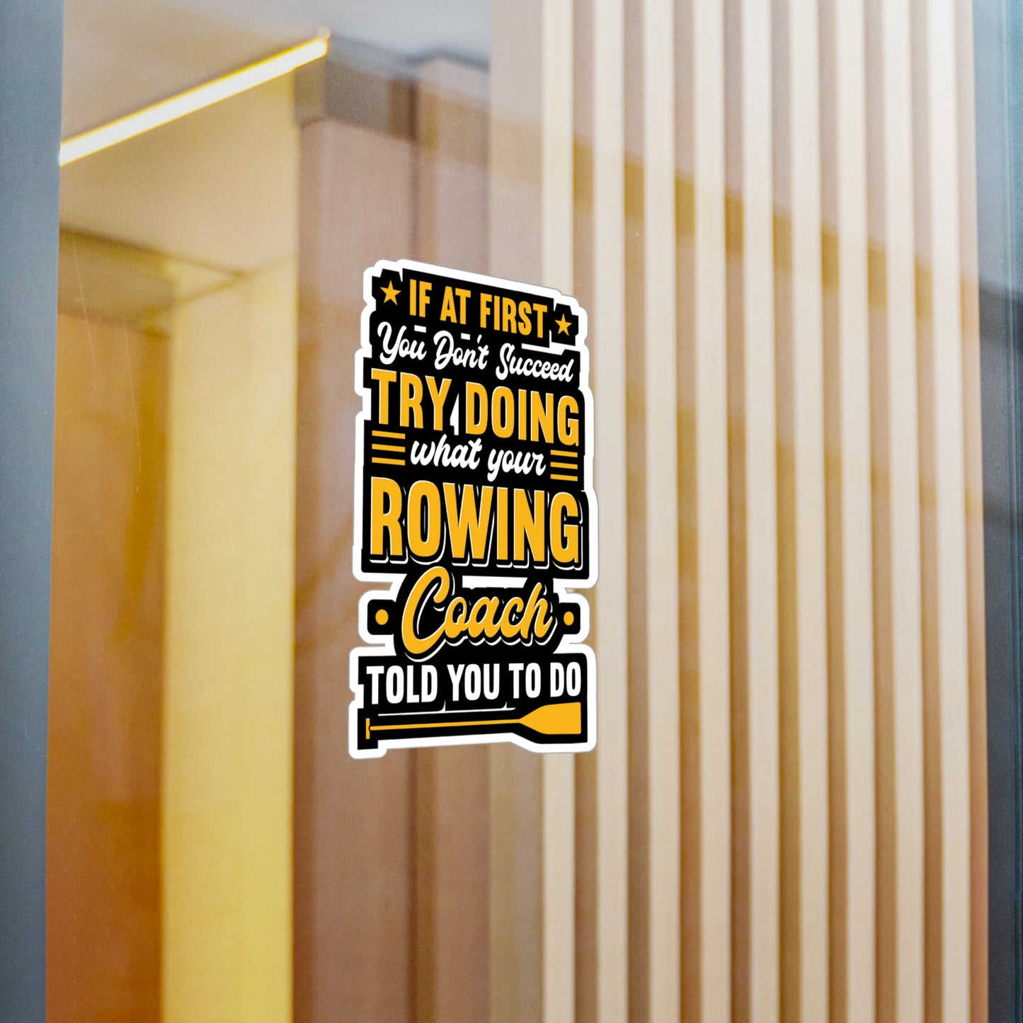 Rowing Coach | Rowing Sticker | Coxswain Decals | Rower Laptop Sticker | Rowing Gift | Coxswain Gift