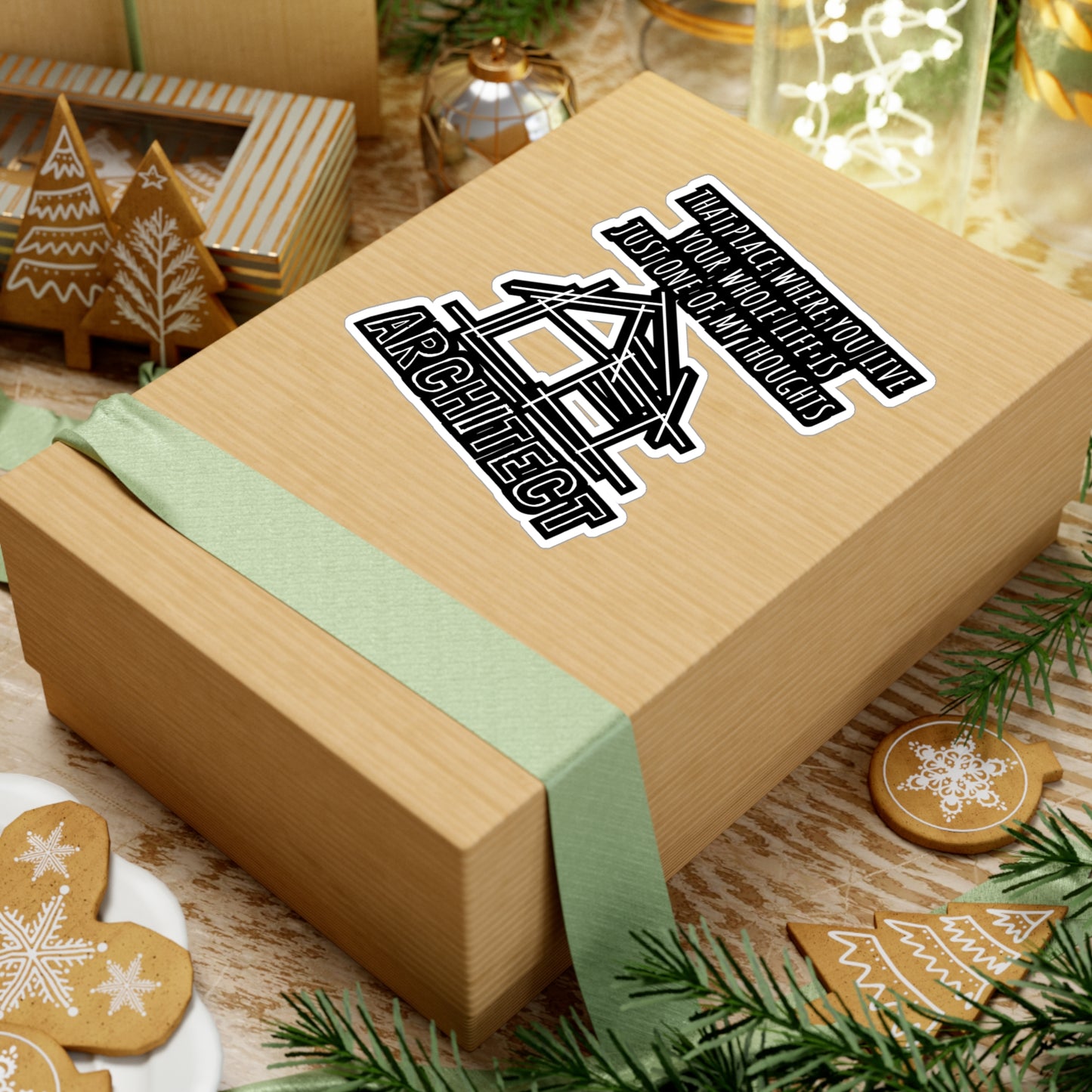 Just One Of My Thoughts Architect - Architecture Sticker for Car Laptop Sticker. Water Bottle Sticker, Vinyl Studio Decal - Architecture Gift